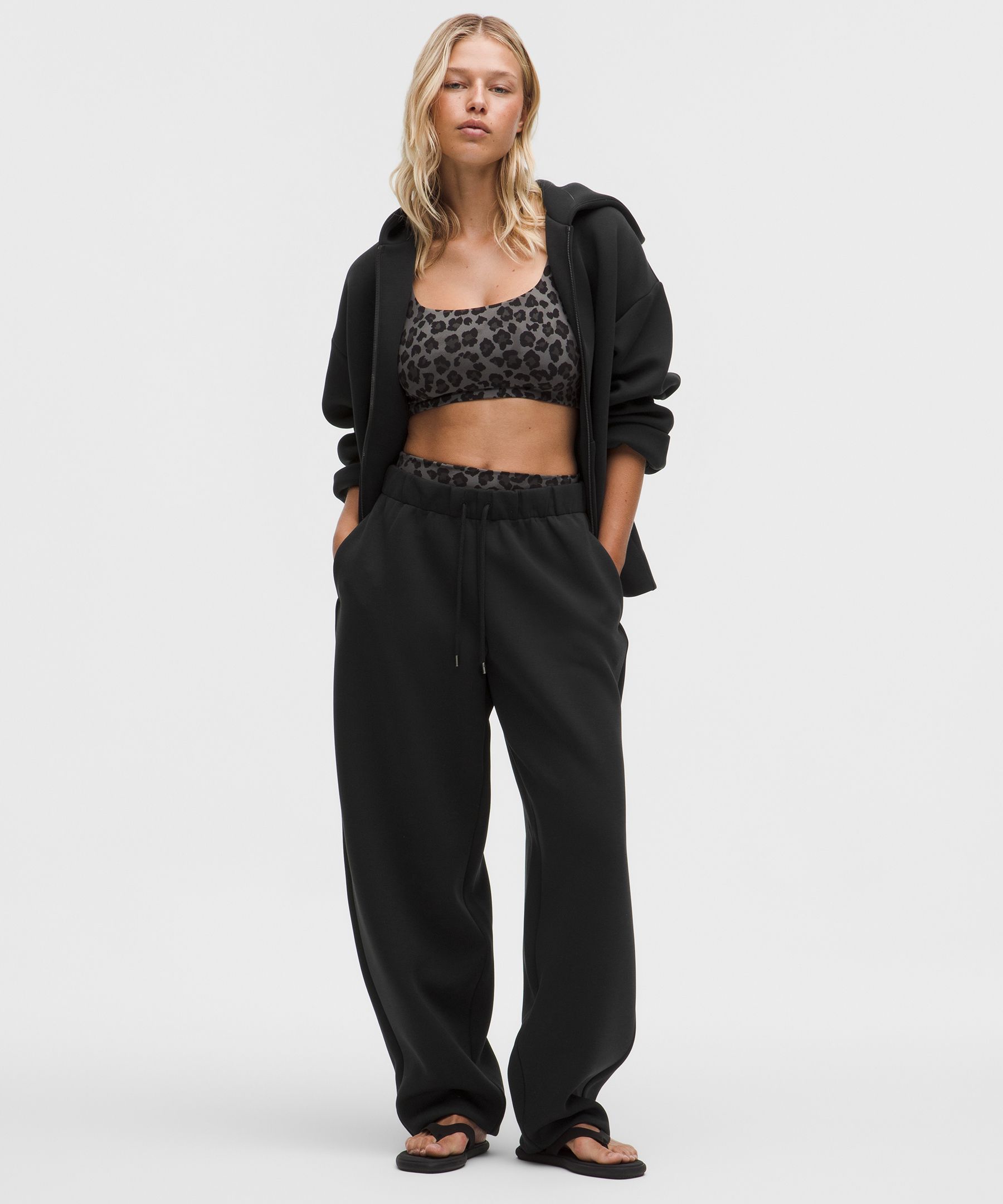 Sleek Spacer Full-Zip Hoodie