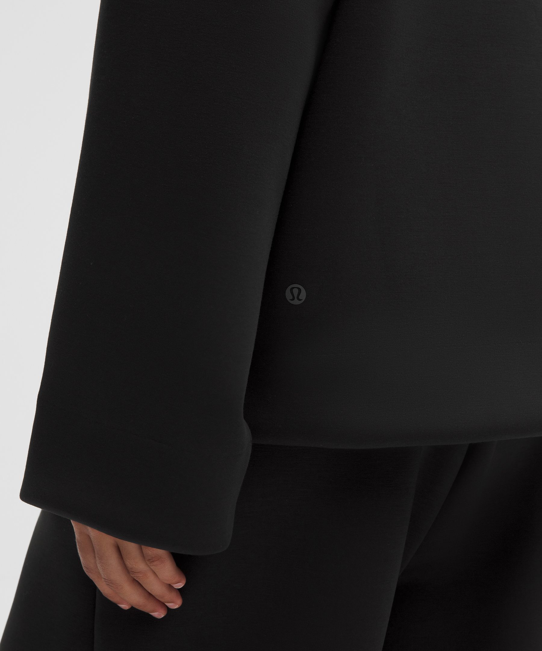 Sleek Spacer Full-Zip Hoodie