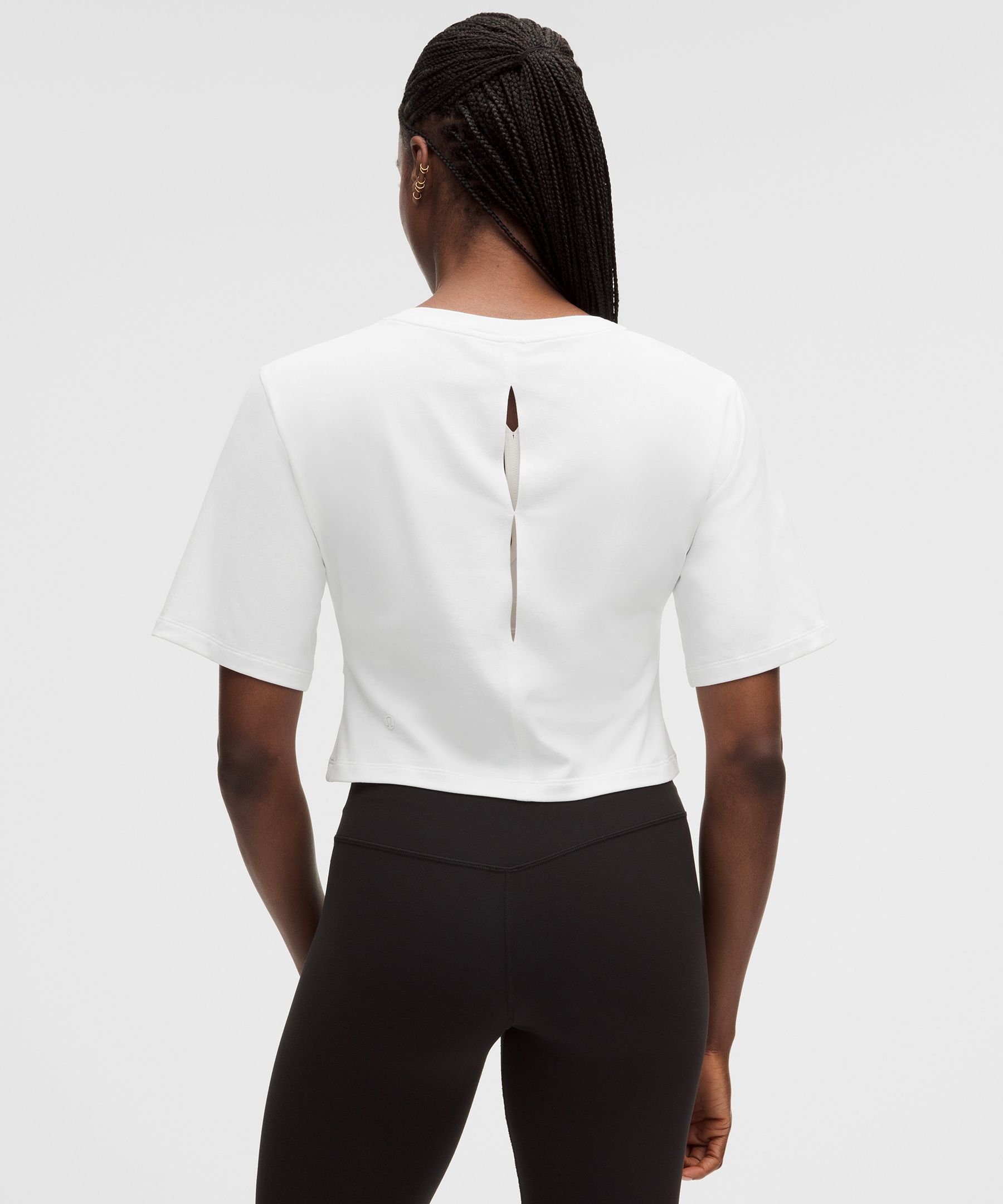 Luon Wide-Sleeve Keyhole Yoga T-Shirt