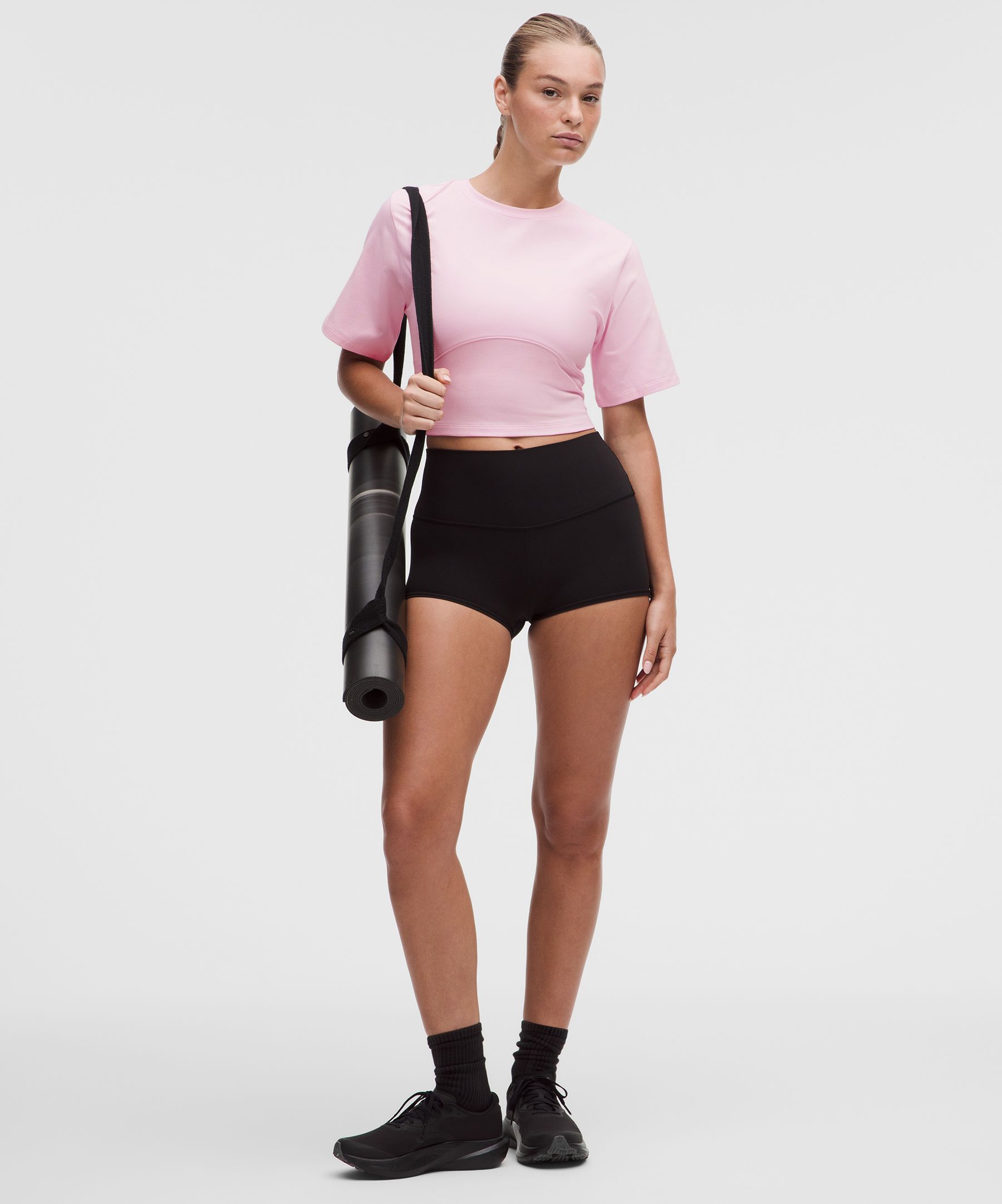 Luon Wide-Sleeve Keyhole Yoga T-Shirt