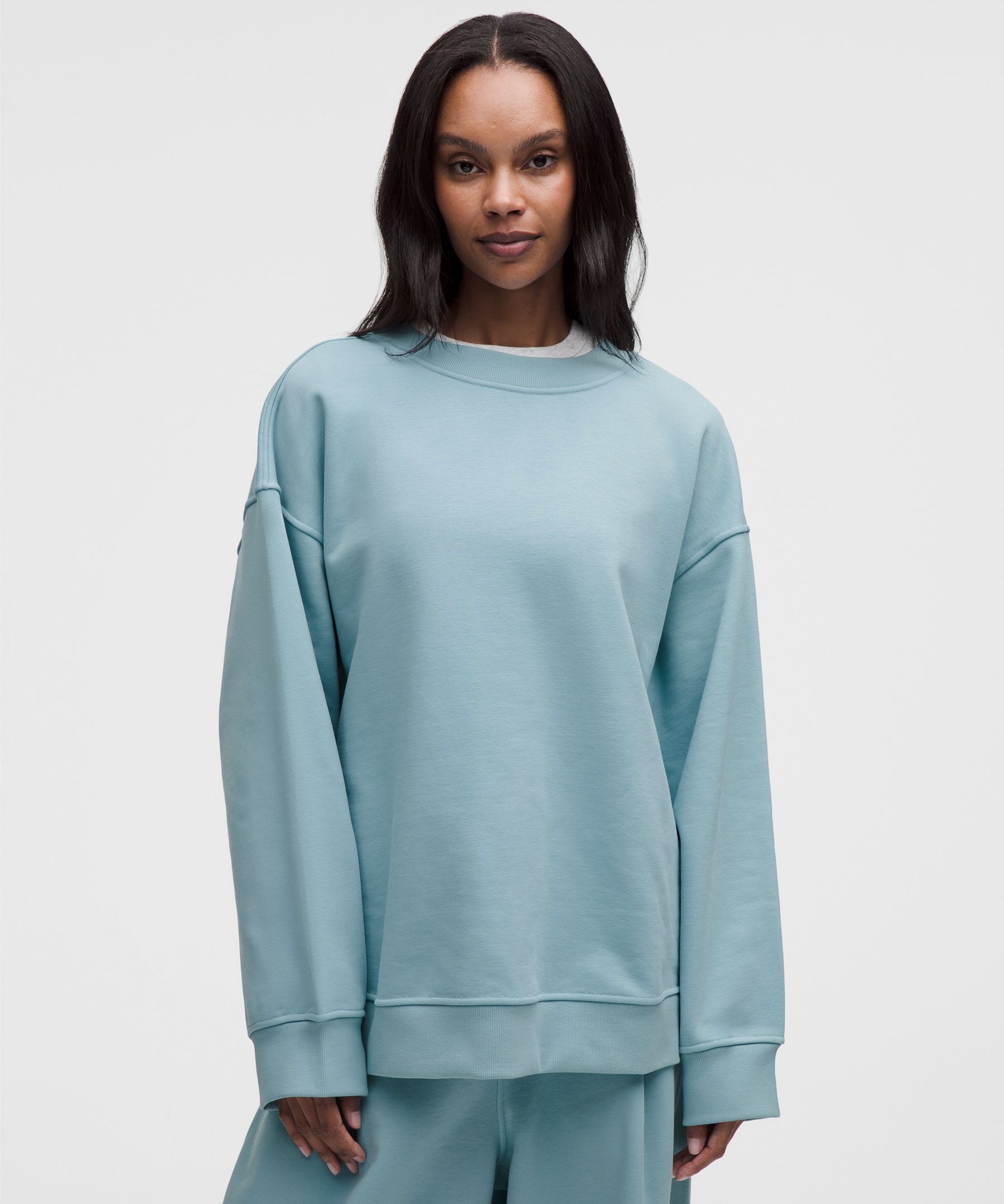 French Terry Oversized Crew | Women's Hoodies & Sweatshirts