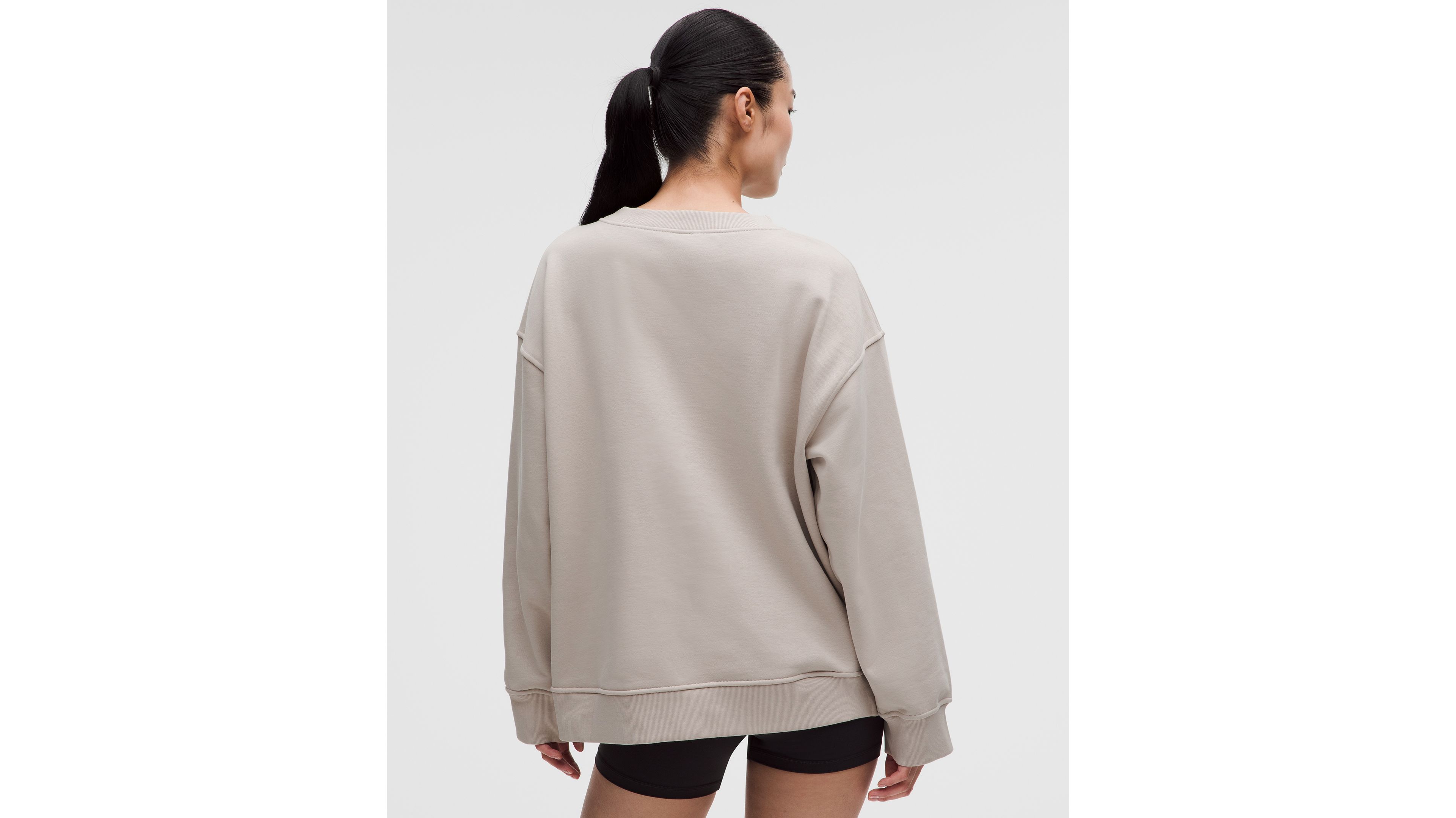 French Terry Oversized Crew