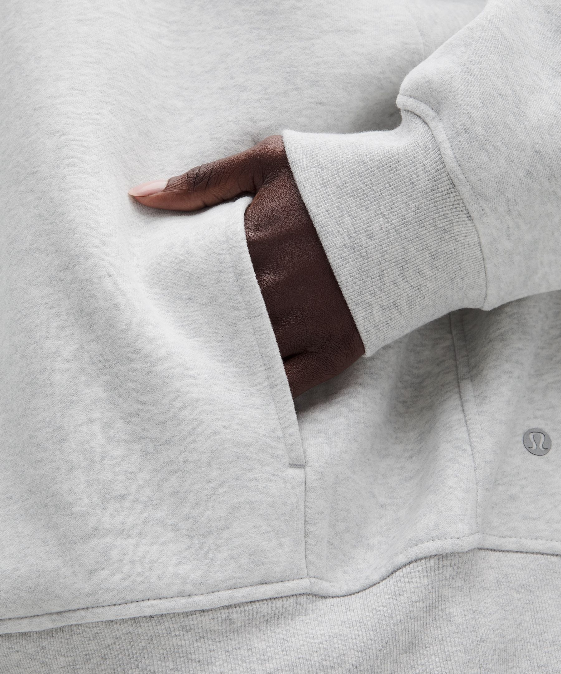 Sudadera Steady State SuperLoft oversized con cuello chimenea y media cremallera para mujer