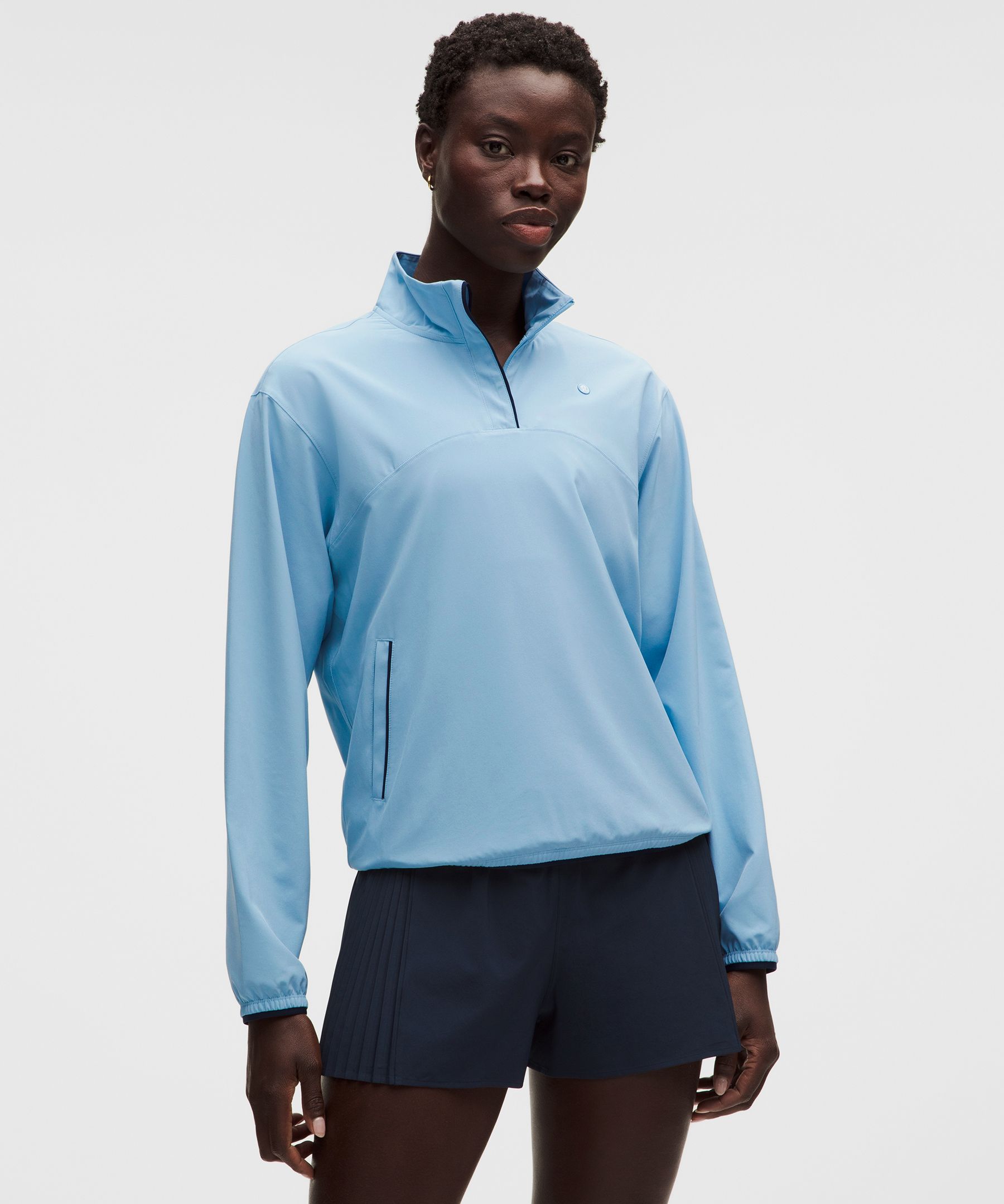 UVカット 軽量ハーフジップ | ロングスリーブ | Lululemon JP