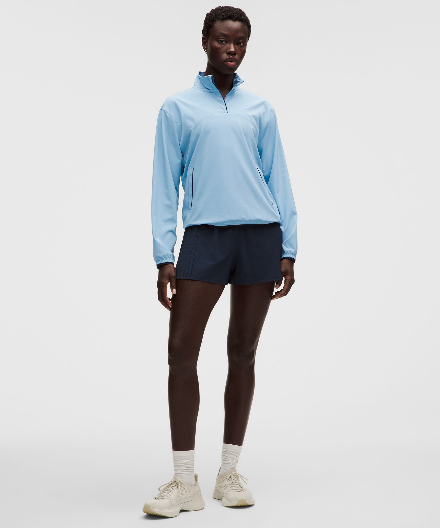 UVカット 軽量ハーフジップ | ロングスリーブ | Lululemon JP