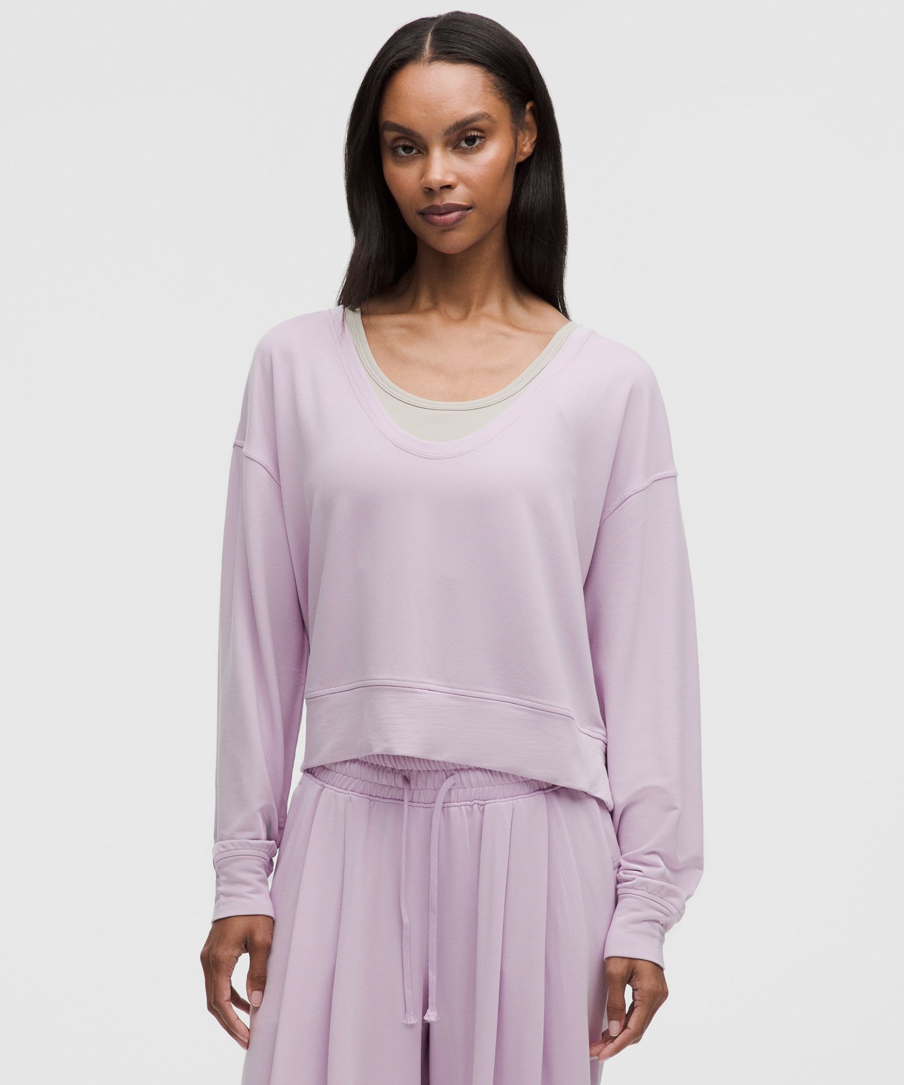 Lululemon BeCalm Scoop-Neck Pullover INTERNATIONAL SHIPPING