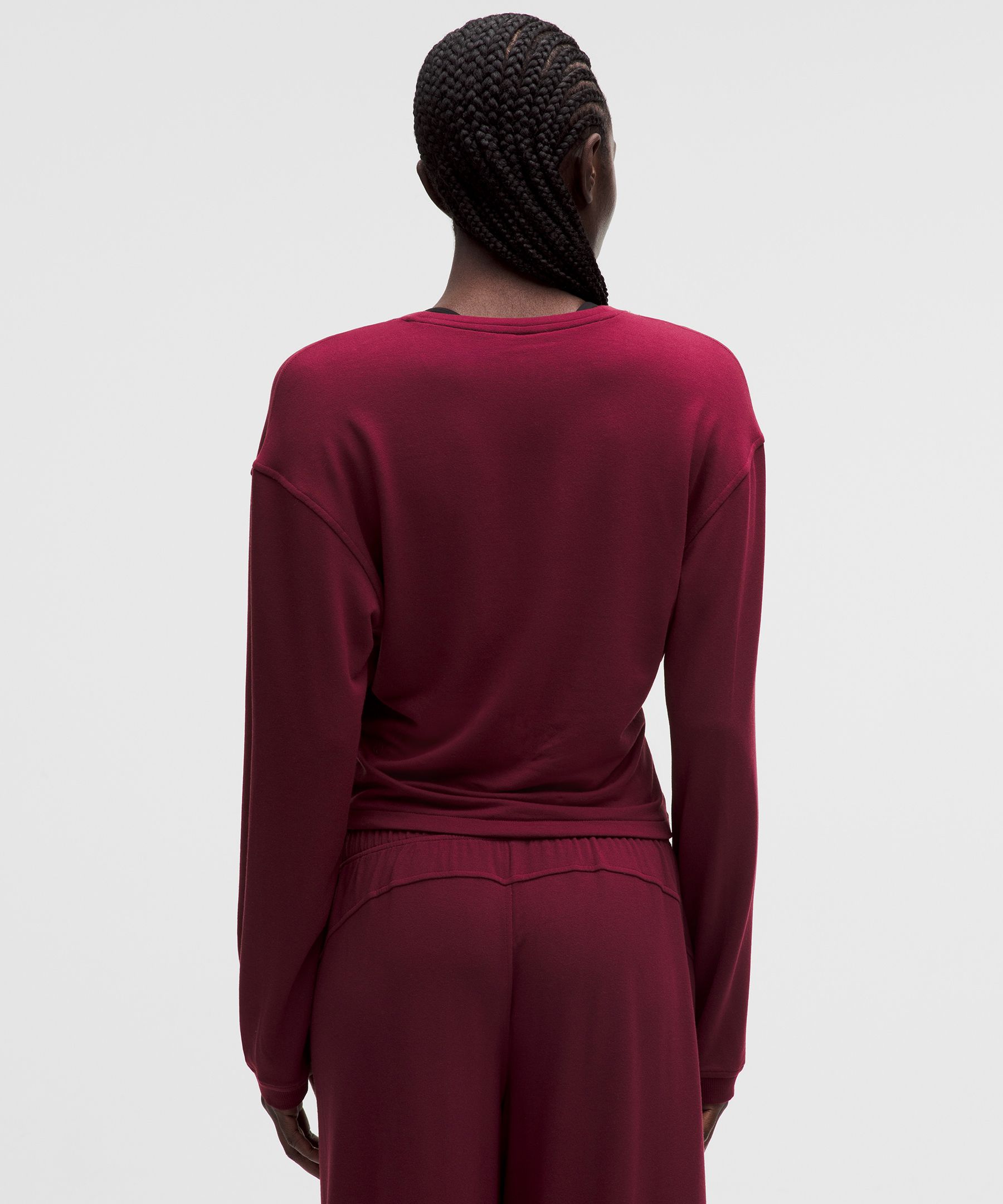BeCalm Wrap-Front Long-Sleeve Shirt *Updated Fabric