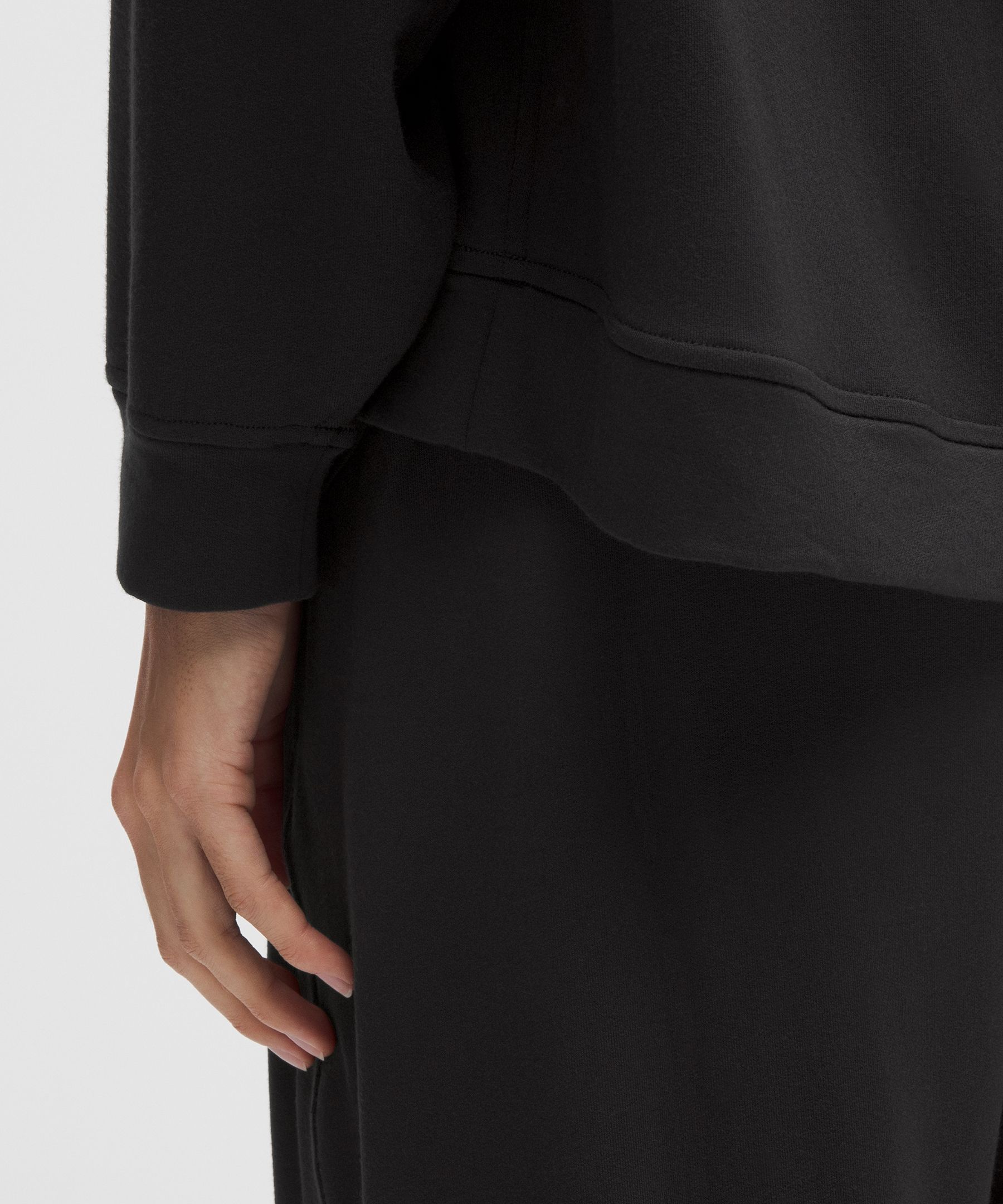 BeCalm Oversized Boatneck Long-Sleeve Shirt