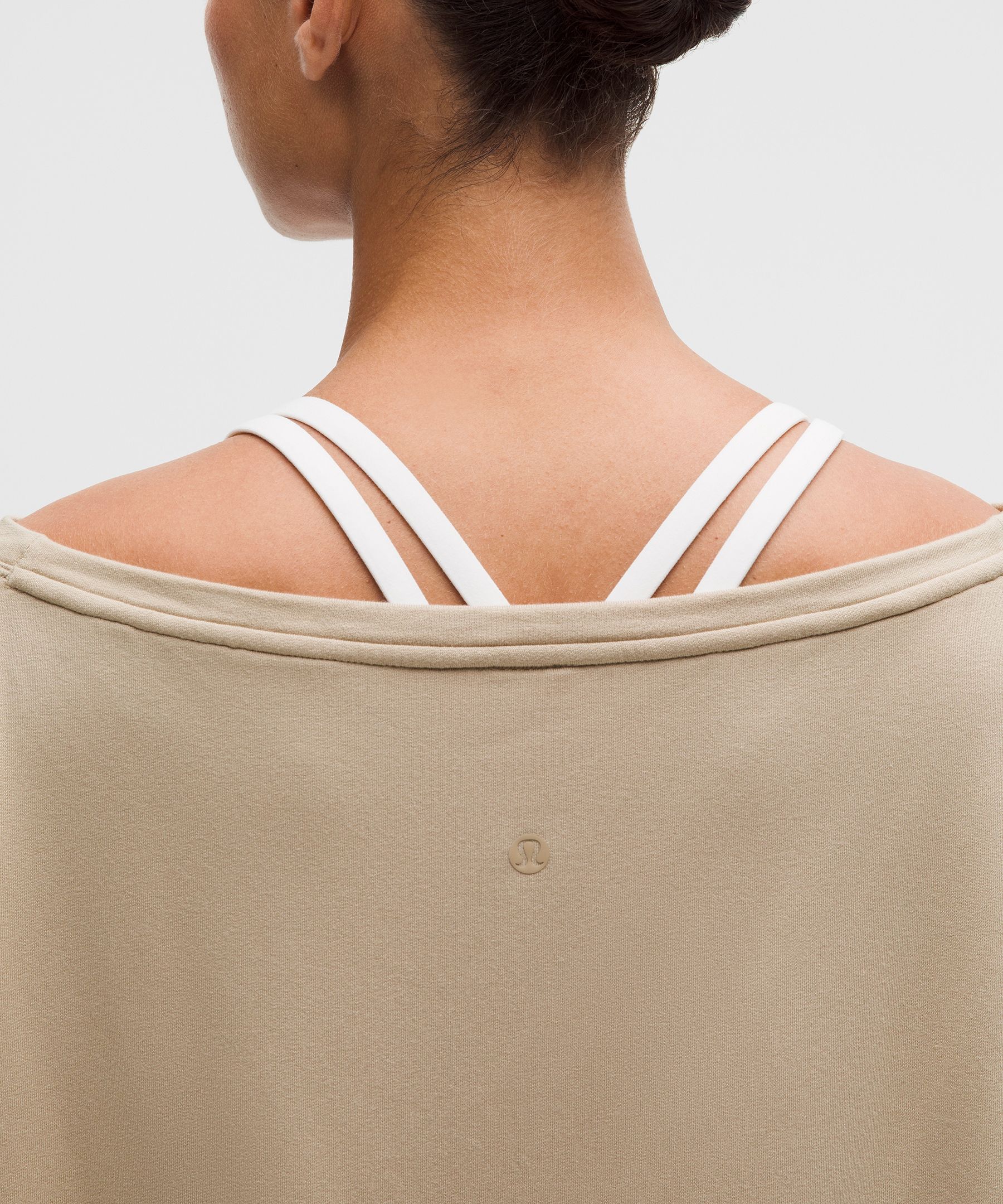 BeCalm Oversized Boatneck Long-Sleeve Shirt