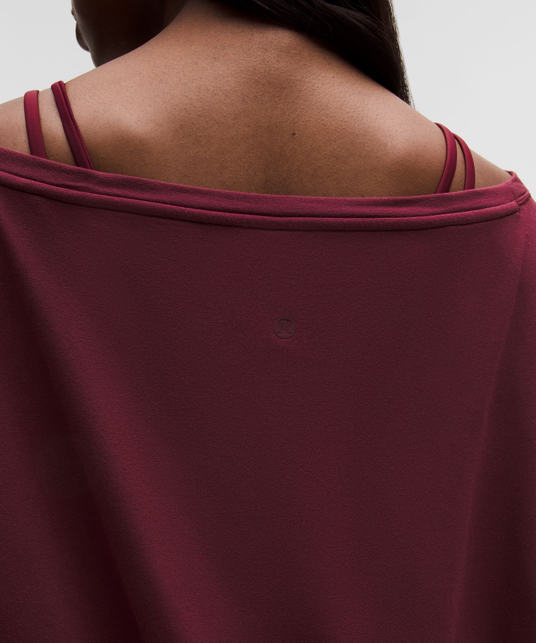 BeCalm Oversized Boatneck Long-Sleeve Shirt