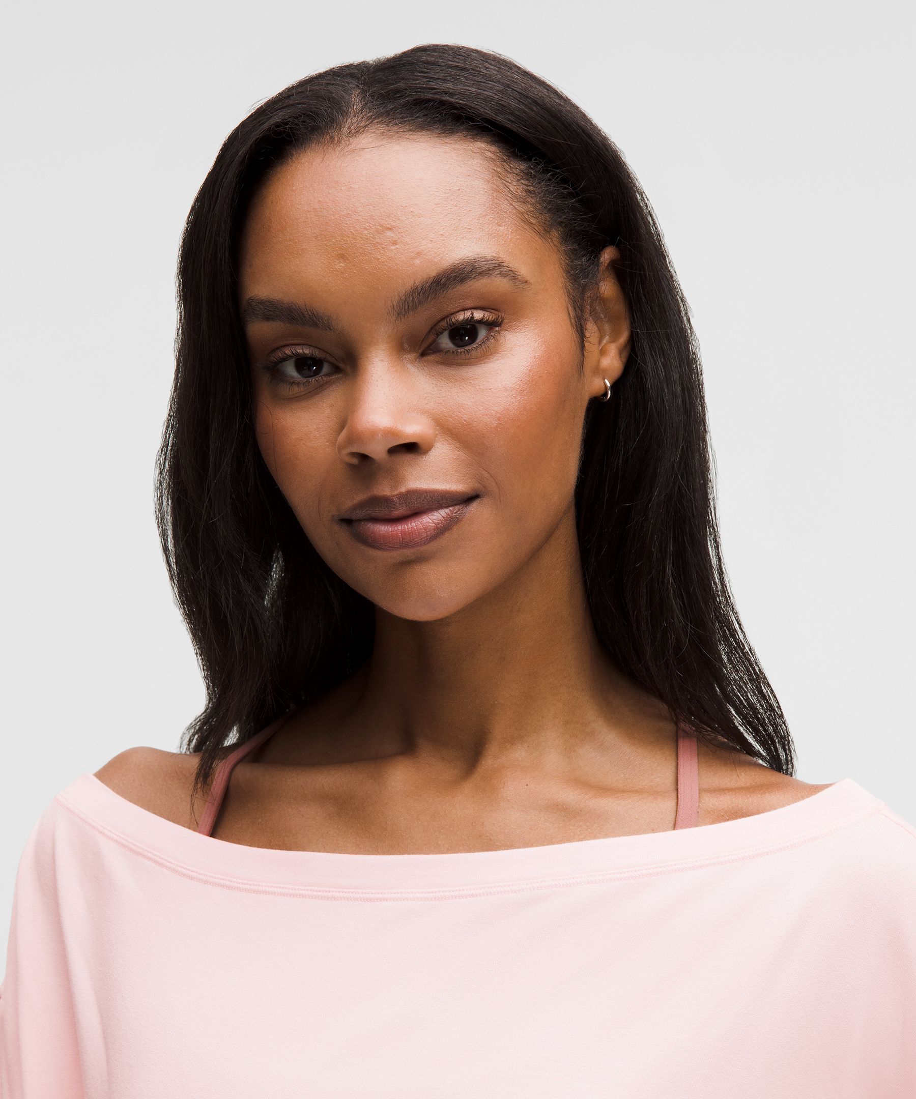 BeCalm オーバーサイズ ボートネック長袖シャツ | ロングスリーブ