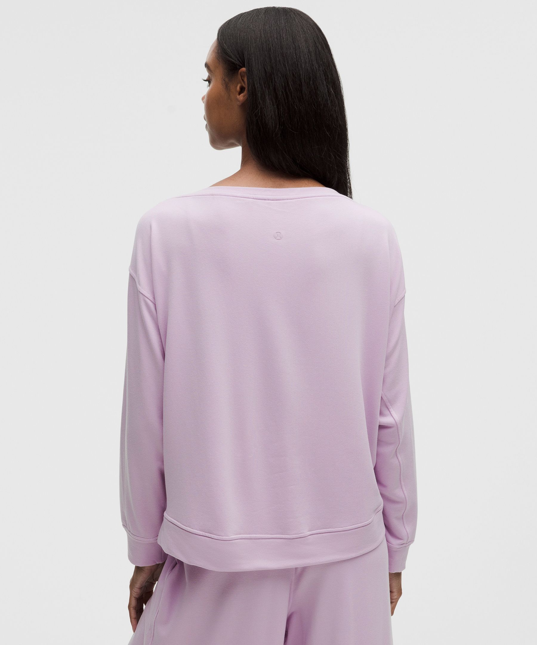 BeCalm Oversized Boatneck Long-Sleeve Shirt