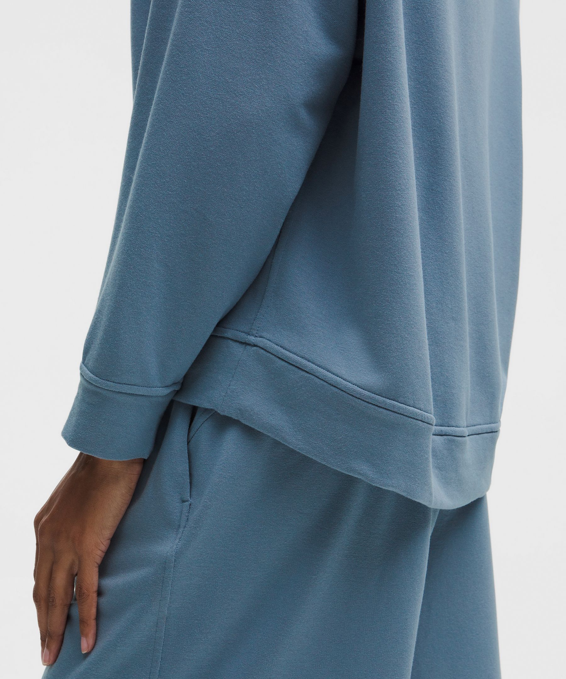 BeCalm Oversized Boatneck Long-Sleeve Shirt