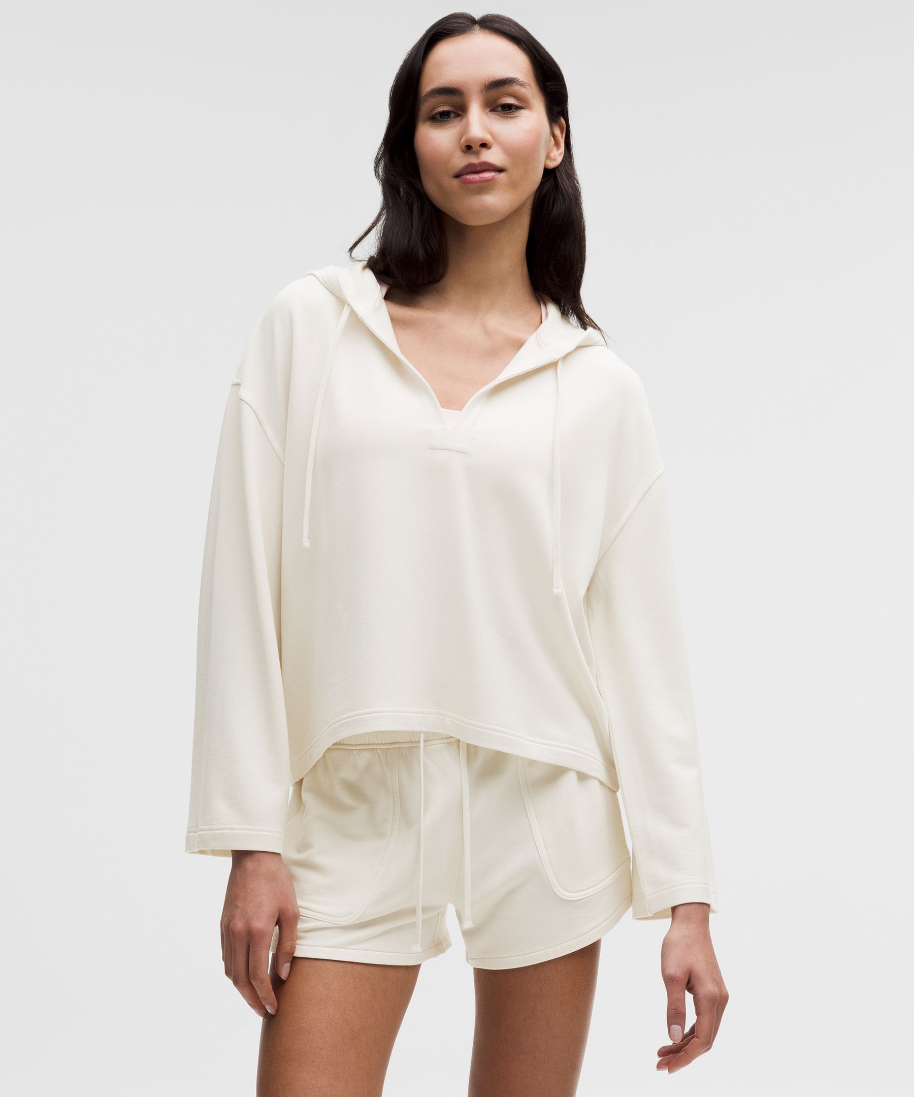 비캄 브이넥 후디 *업데이트 패브릭