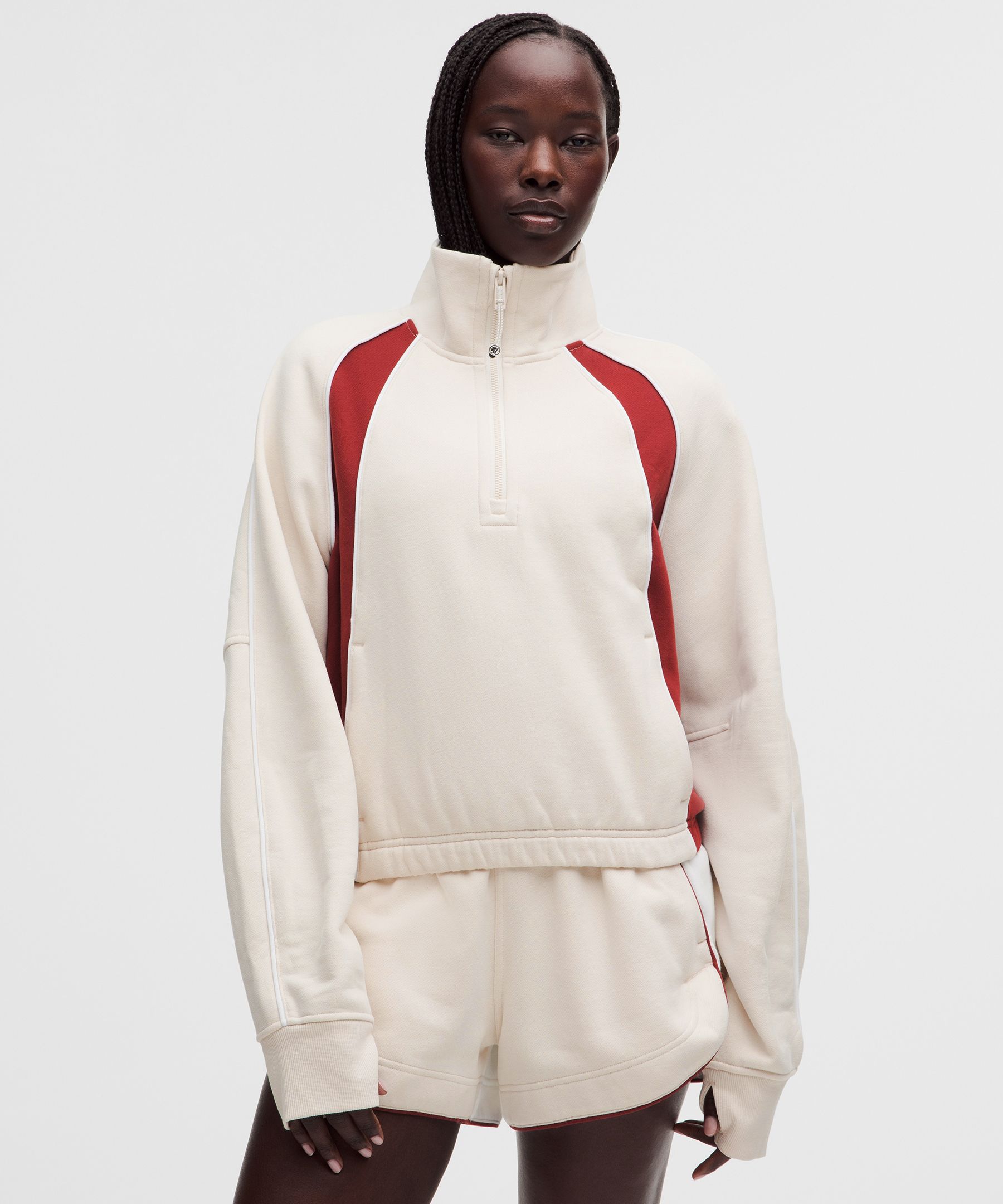 Scuba Relaxed Half-Zip *Colourblock