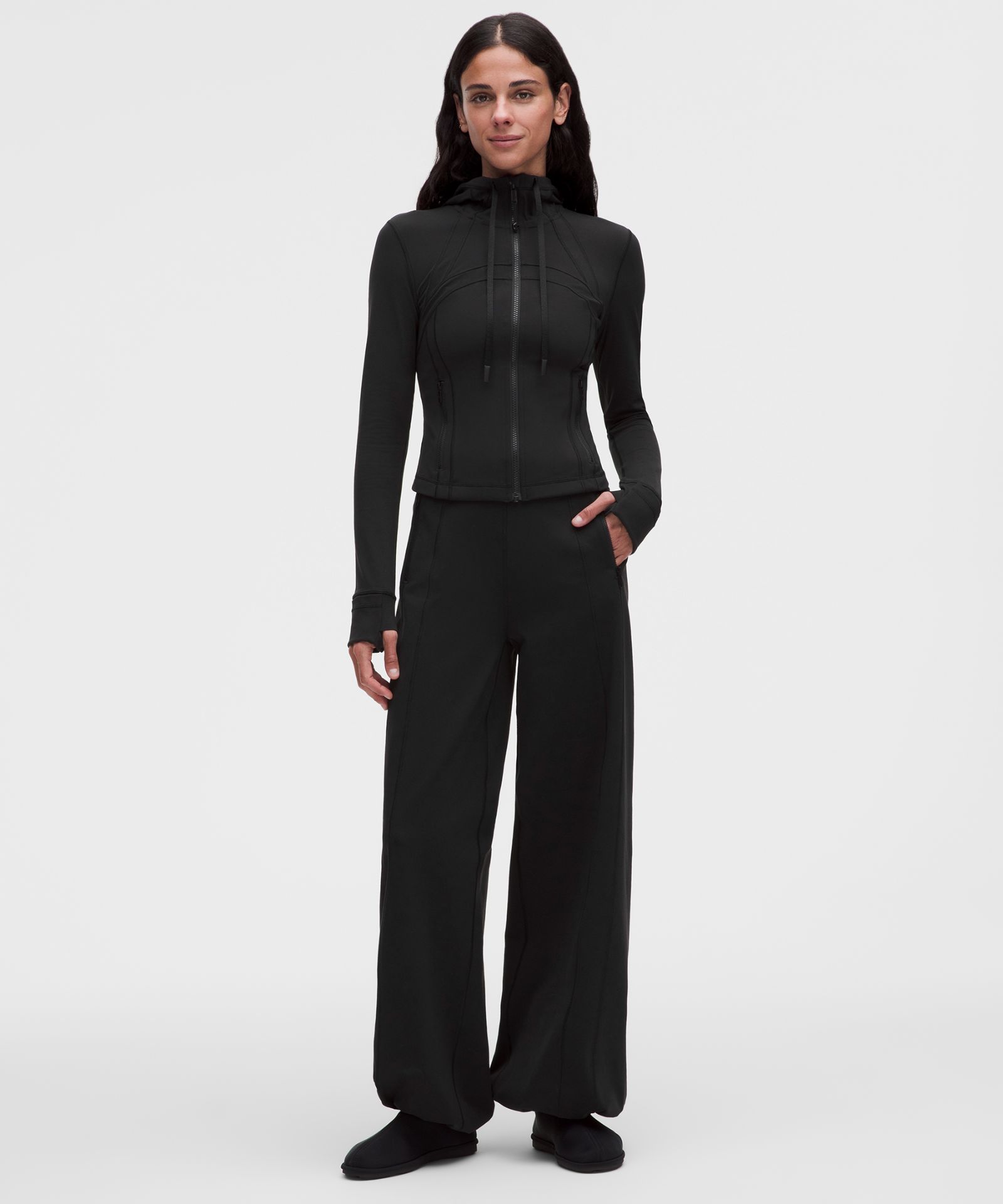 Женская укороченная куртка с капюшоном Lululemon Define Nulu — фото 2