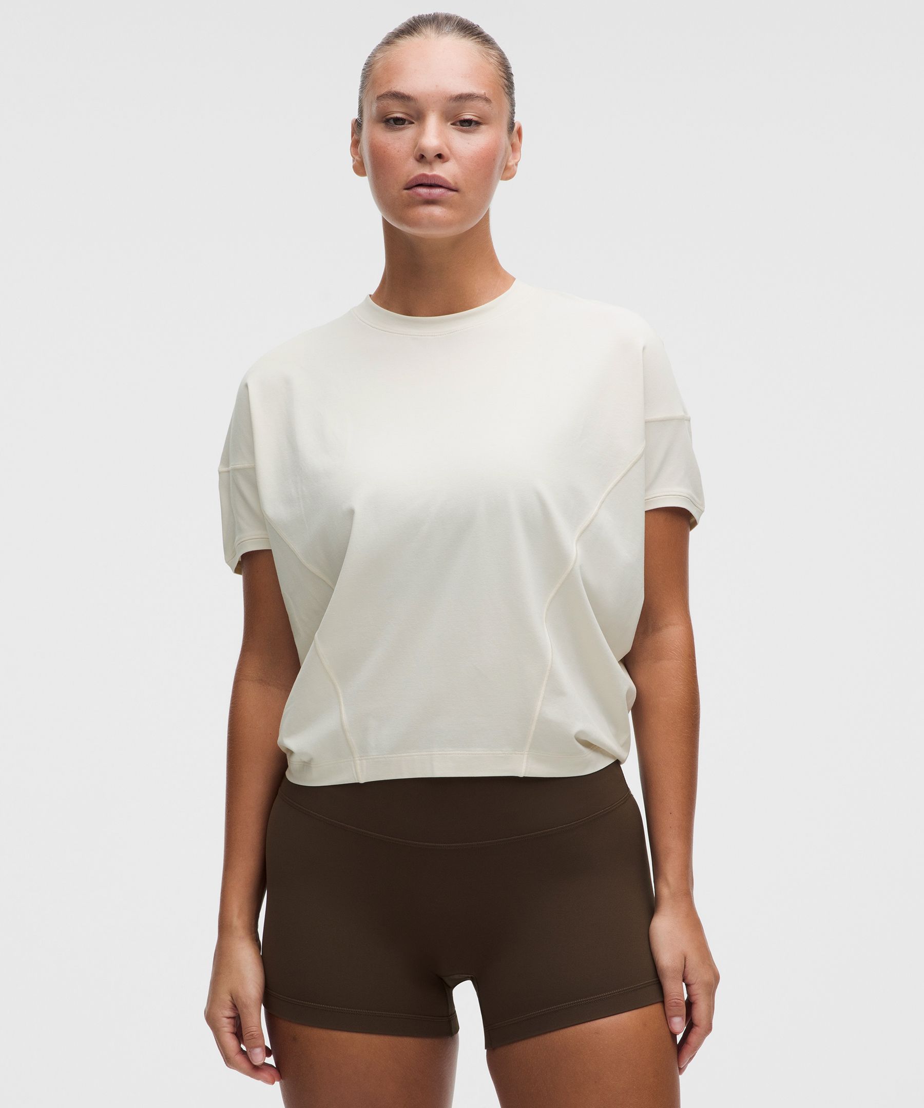 Cotton-Modal-Blend Dolman Tee