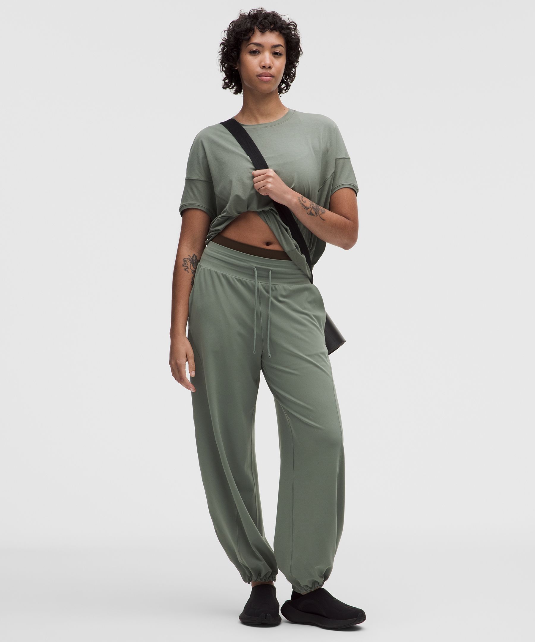 Cotton-Modal Dolman T-Shirt