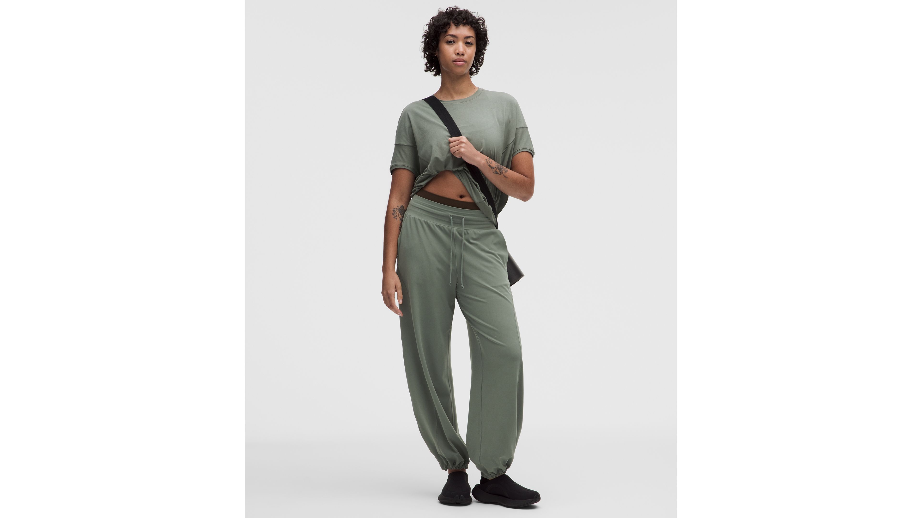 Cotton-Modal-Blend Dolman Tee