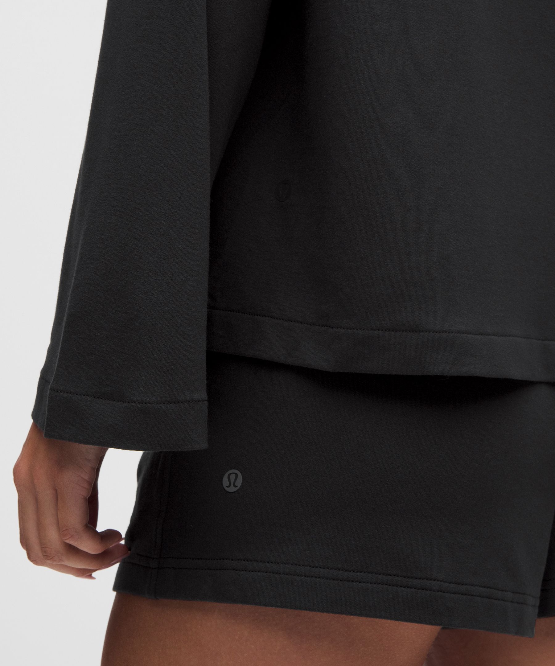 BeCalm V-Neck Bell Sleeve Shirt