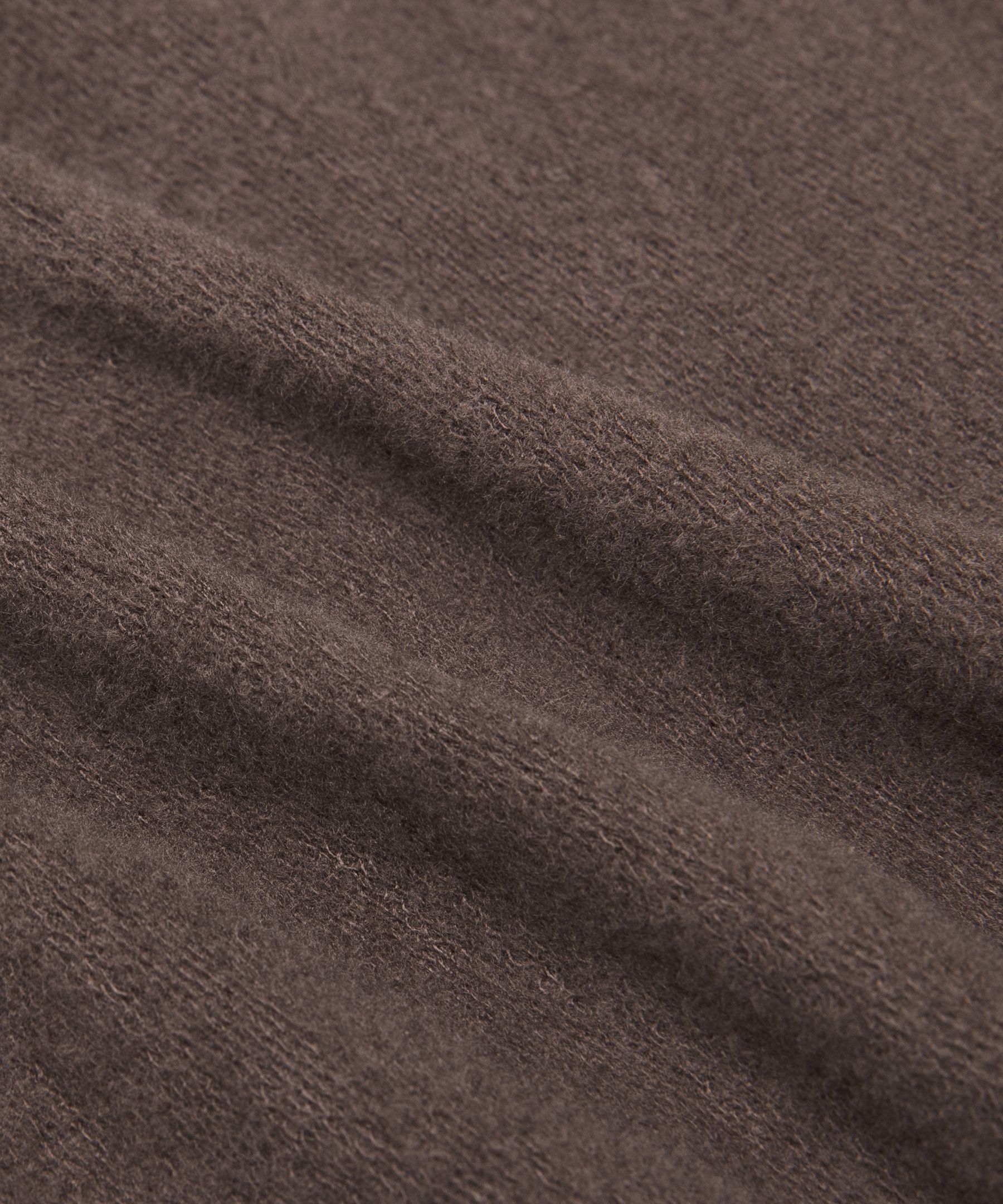Love Modal Fleece Ruched-Back Long-Sleeve Shirt