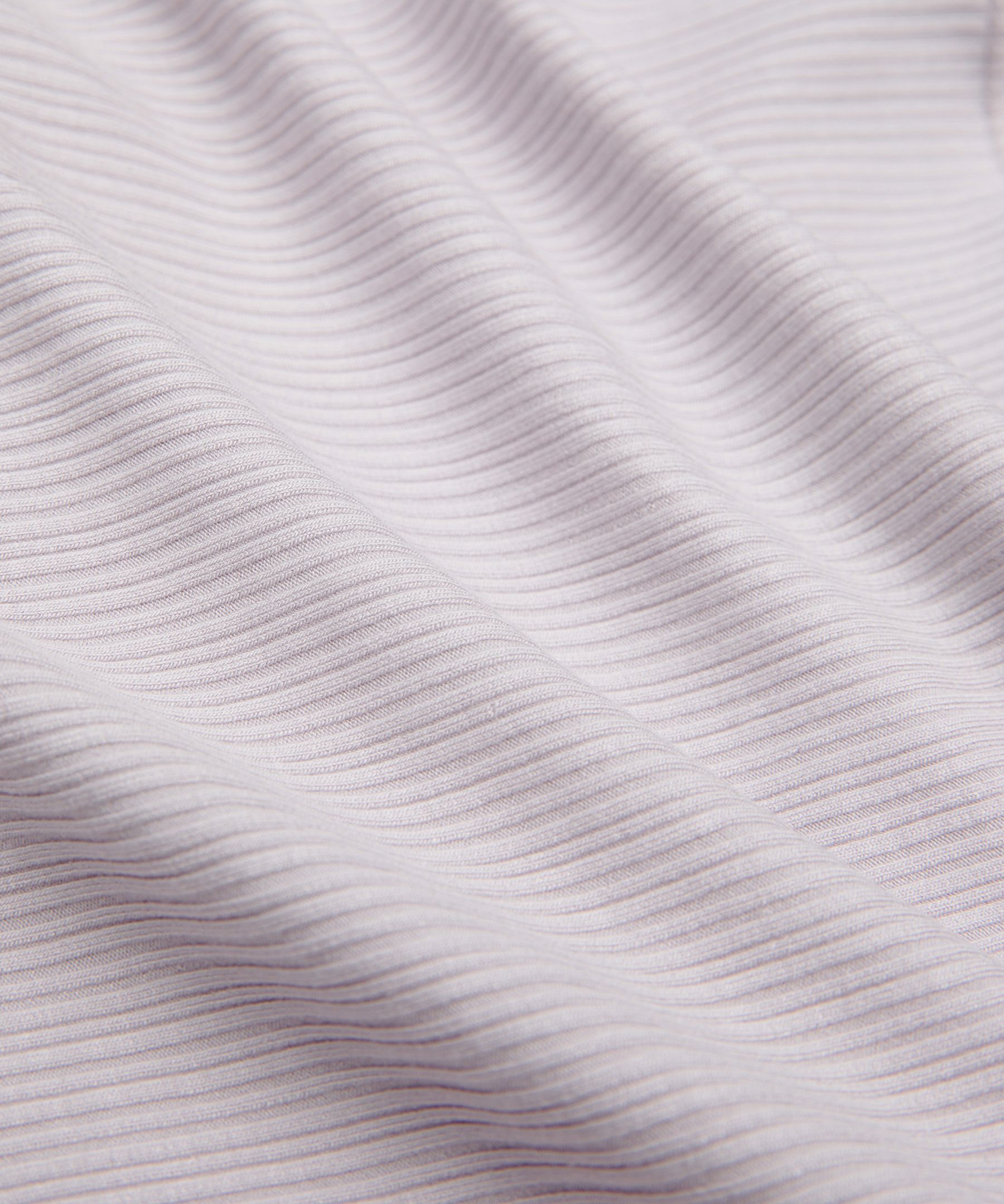 Hold Tight Micro-Rib Cross-Back Long-Sleeve Shirt