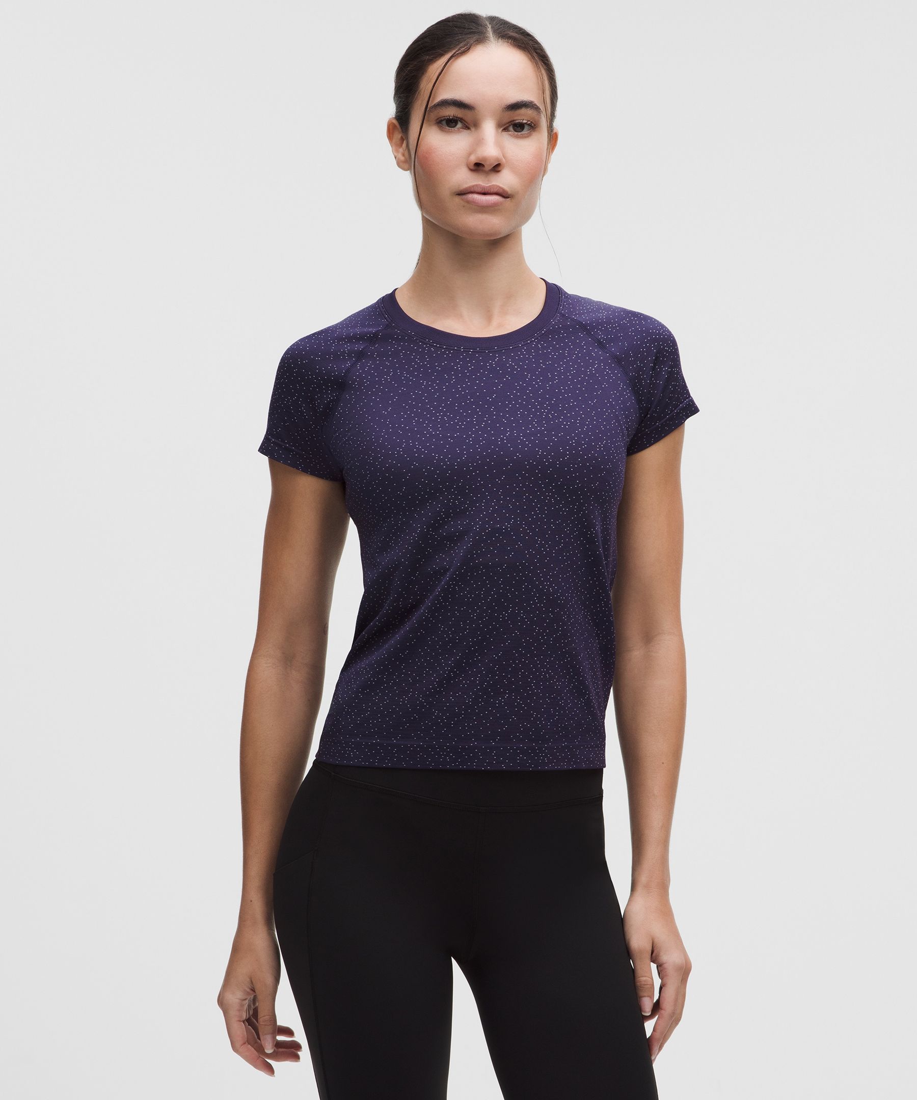 Swiftly Tech Short-Sleeve Shirt 2.0 Waist Length Reflective by Lululemon