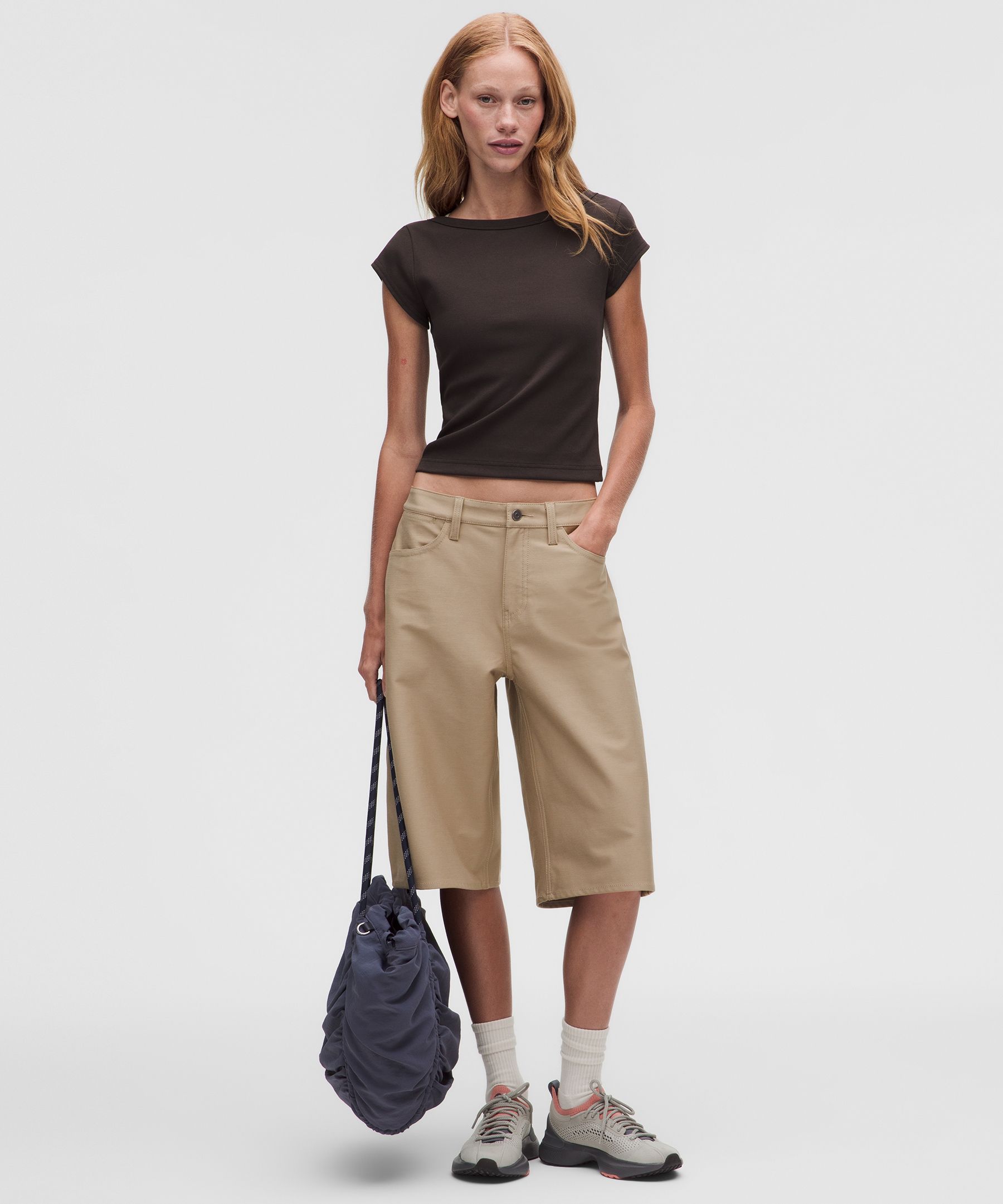 Little Ribbed Boatneck Tee
