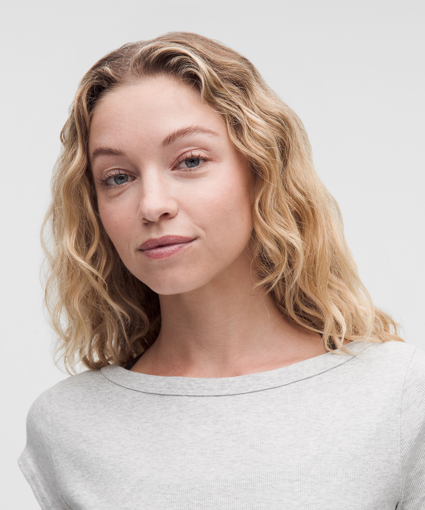 Little Ribbed Boatneck Tee