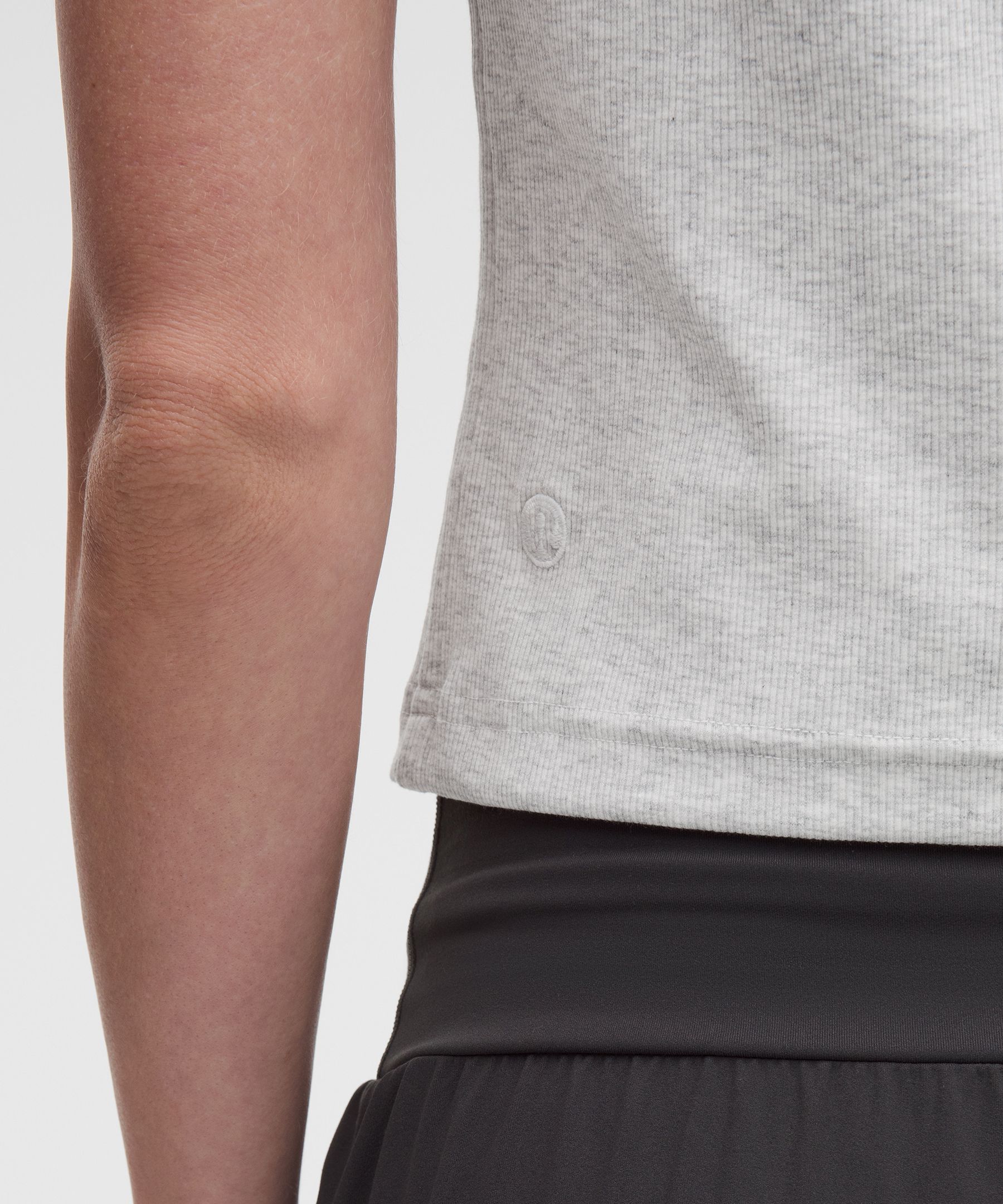 Little Ribbed Boatneck Tee