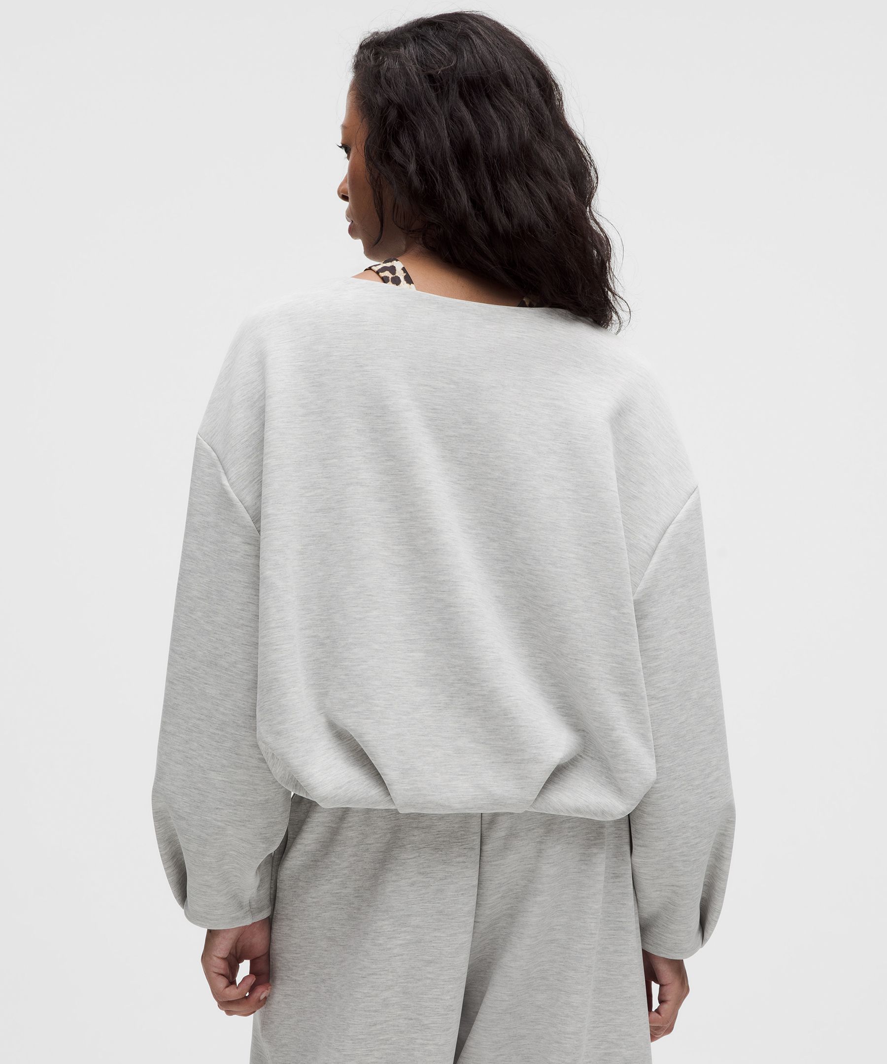 GANNI x lululemon ブラッシュドSoftstreme スラウチープルオーバー