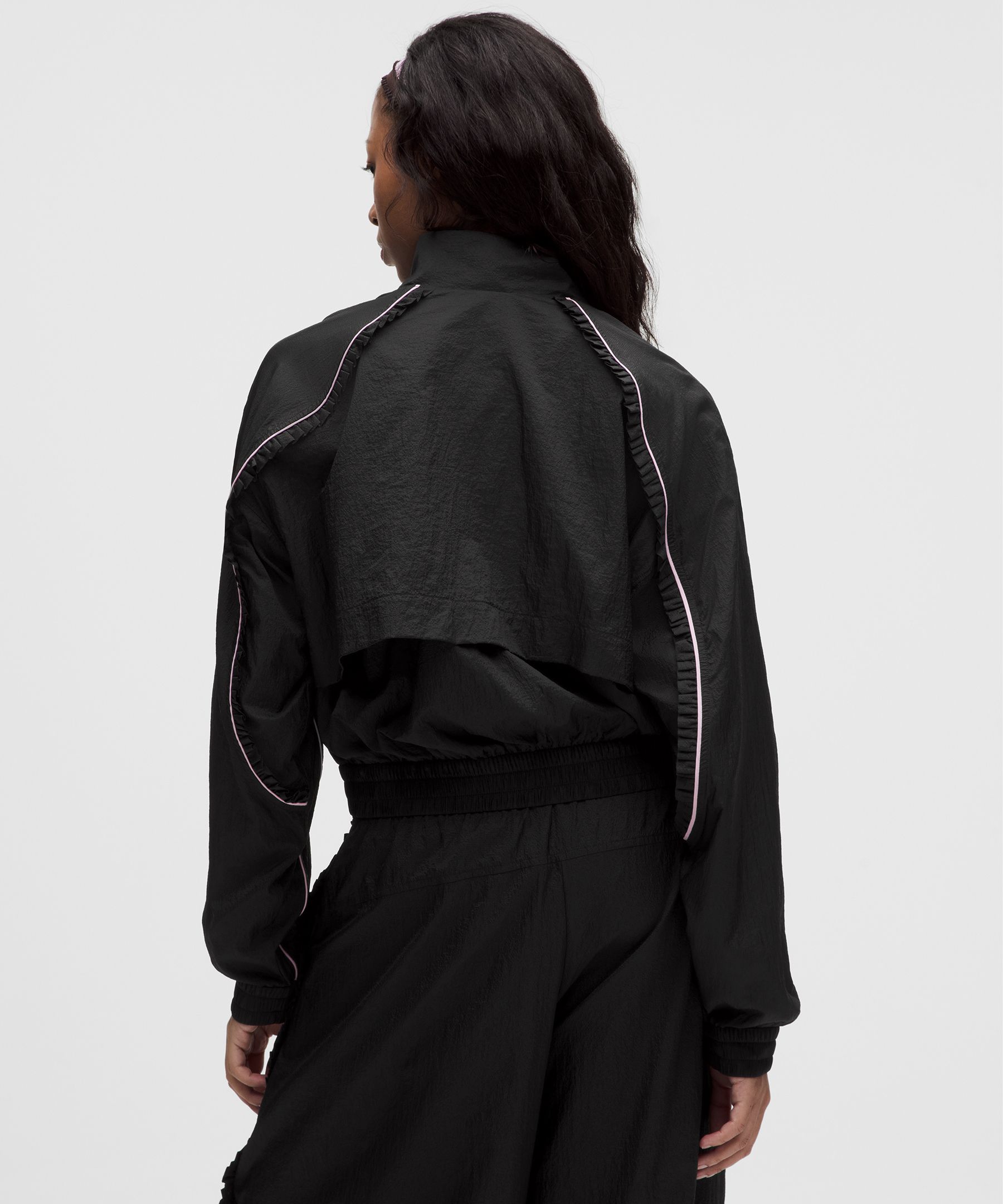 GANNI x lululemon ラッフルトリム テクスチャージャケット