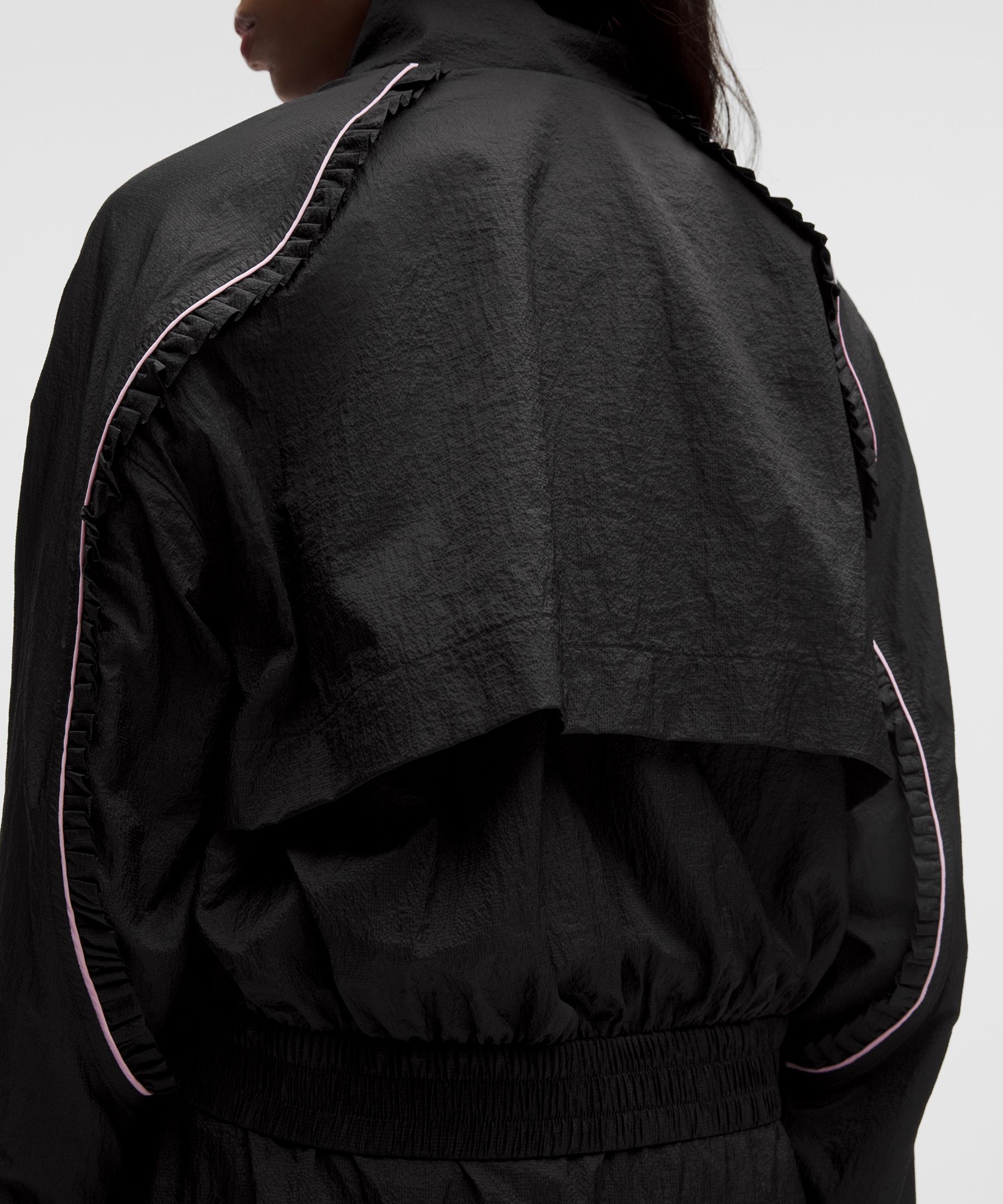 GANNI x lululemon ラッフルトリム テクスチャージャケット