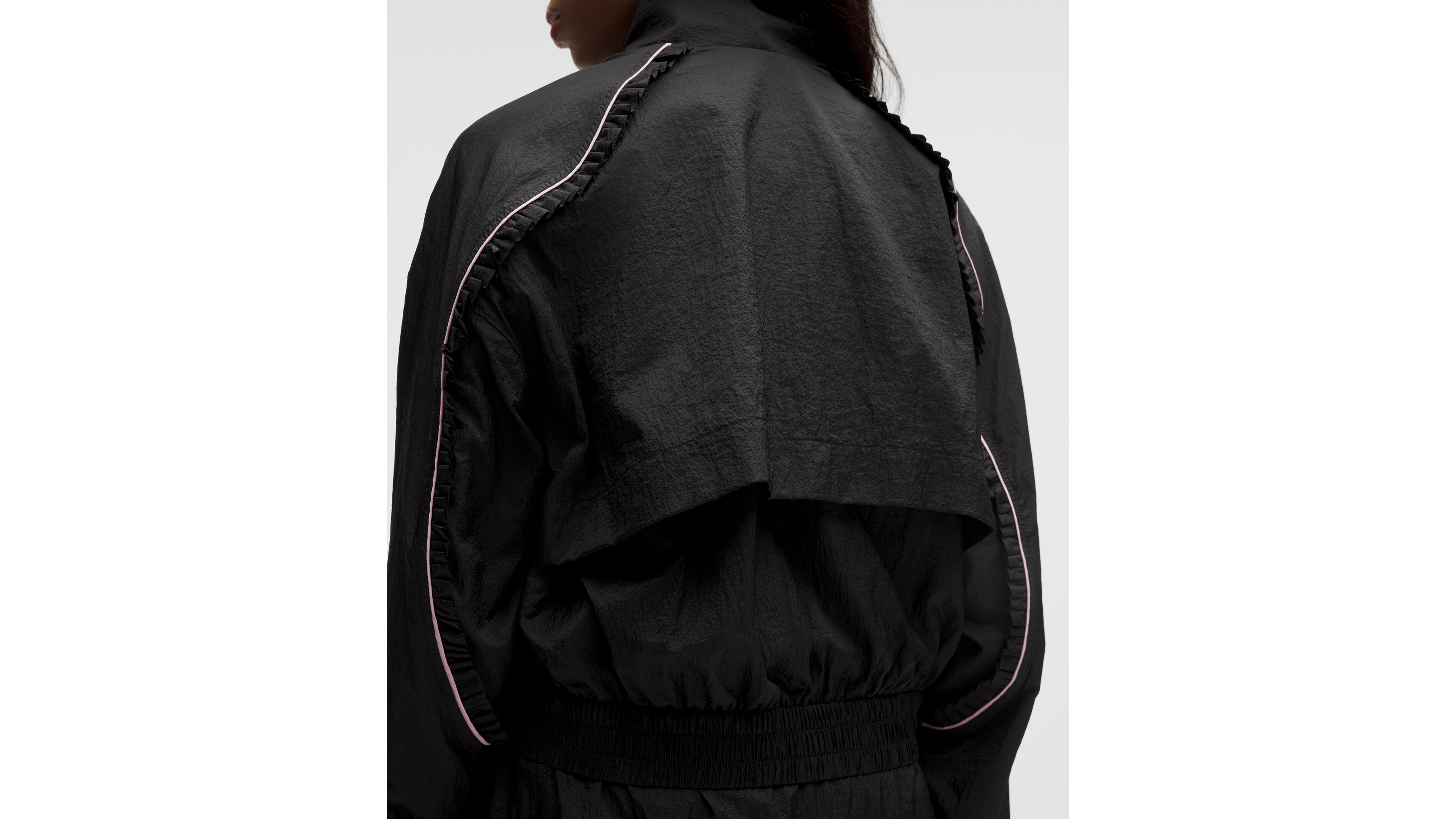 GANNI x lululemon Ruffle-Trim Textured Jacket