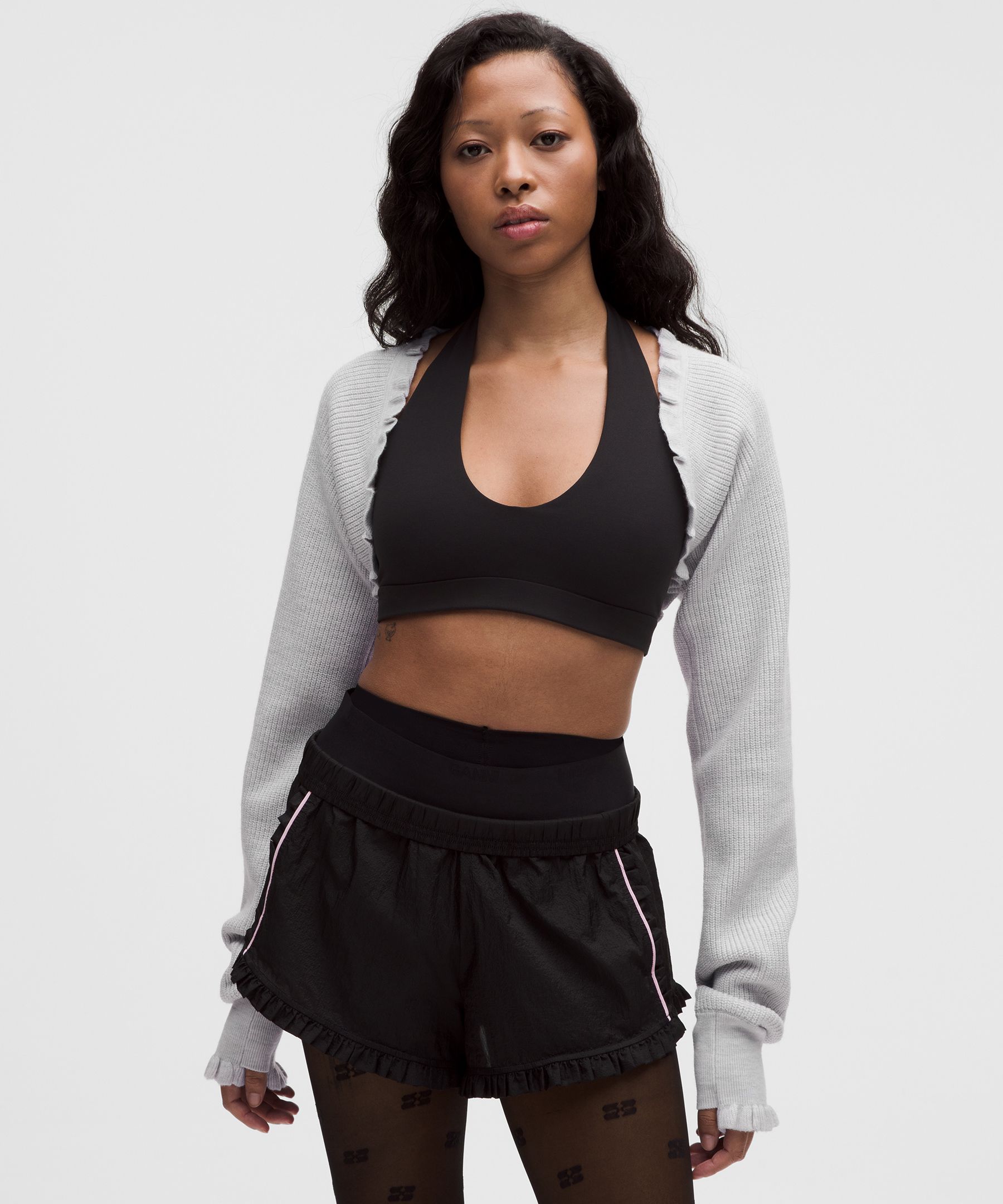 GANNI x lululemon Merino Wool-Blend Bolero