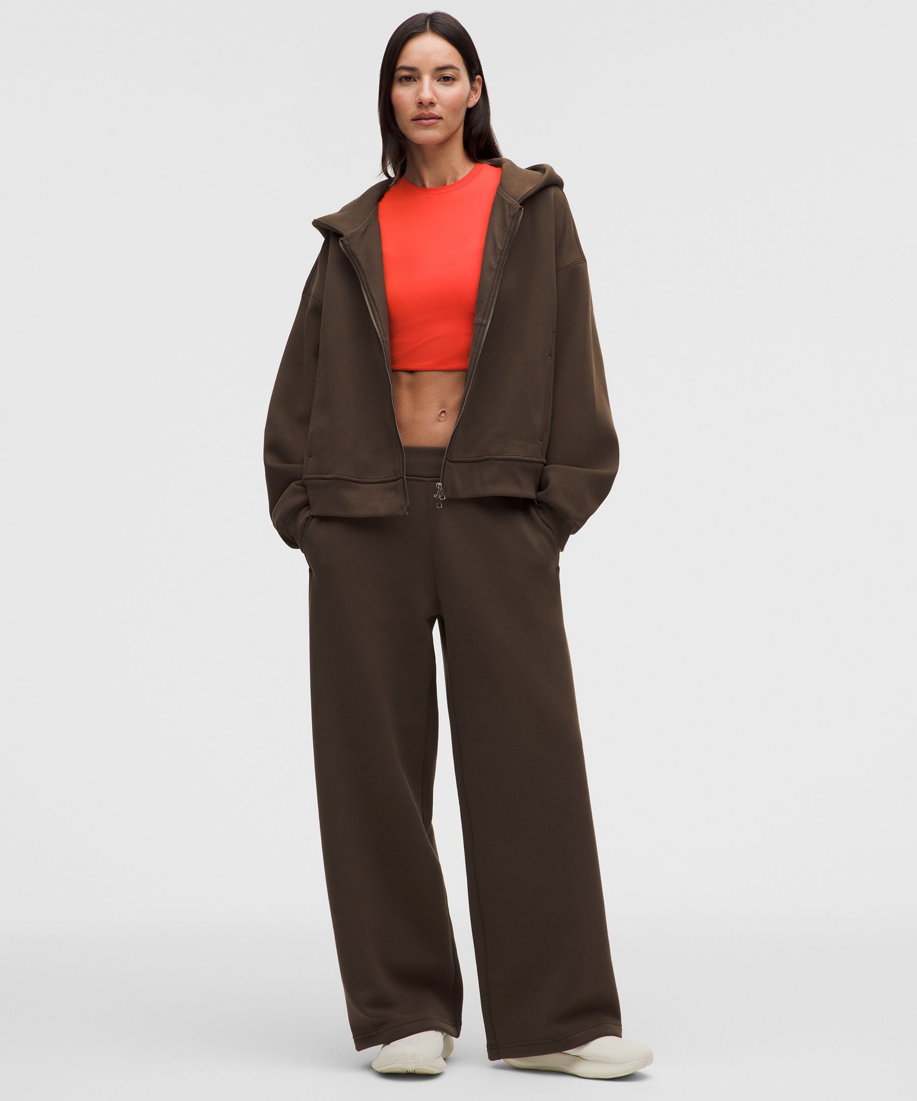 Women's Big Cozy Hip-Length Ultra-Oversized Full-Zip Hoodie