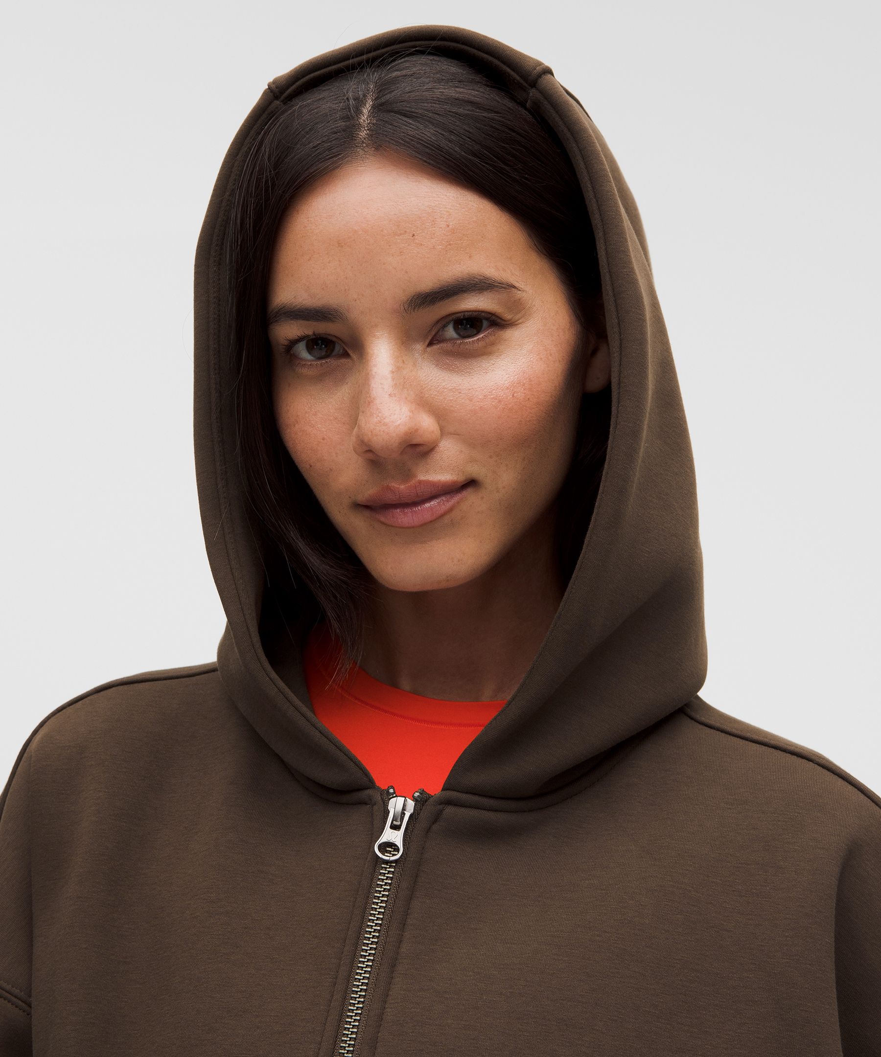 Women's Big Cozy Hip-Length Ultra-Oversized Full-Zip Hoodie