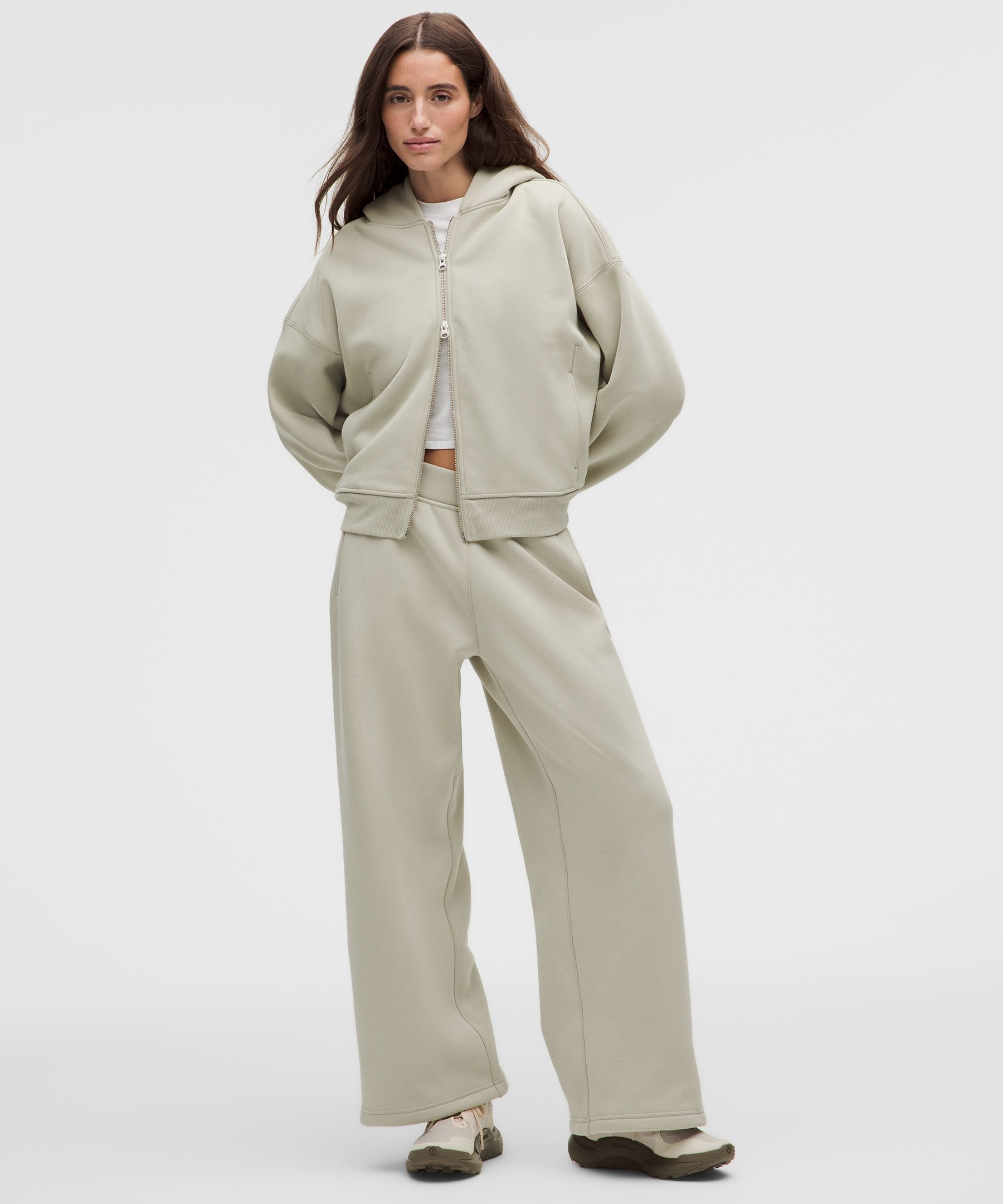 Women's Big Cozy Hip-Length Ultra-Oversized Full-Zip Hoodie