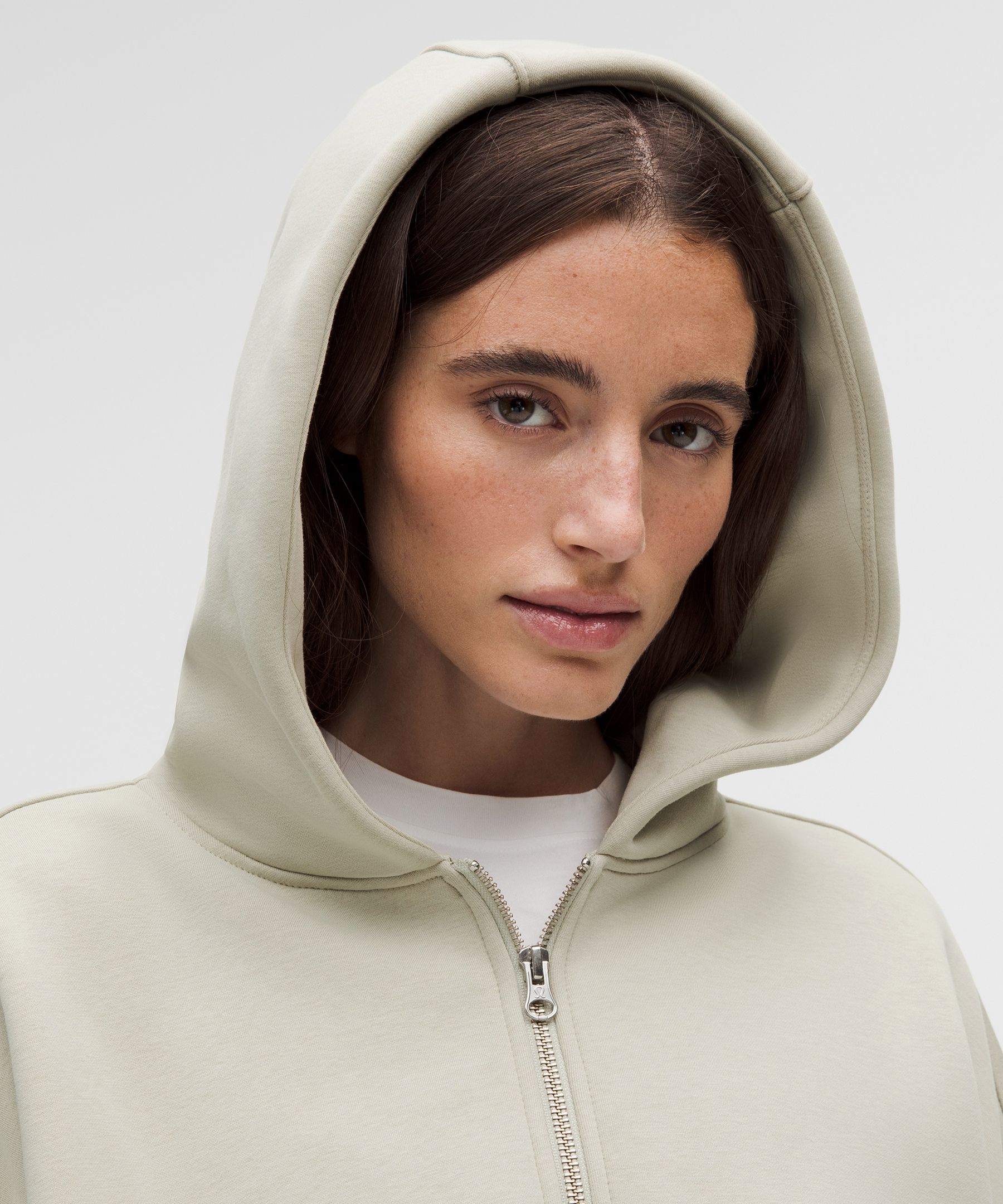 Women's Big Cozy Hip-Length Ultra-Oversized Full-Zip Hoodie