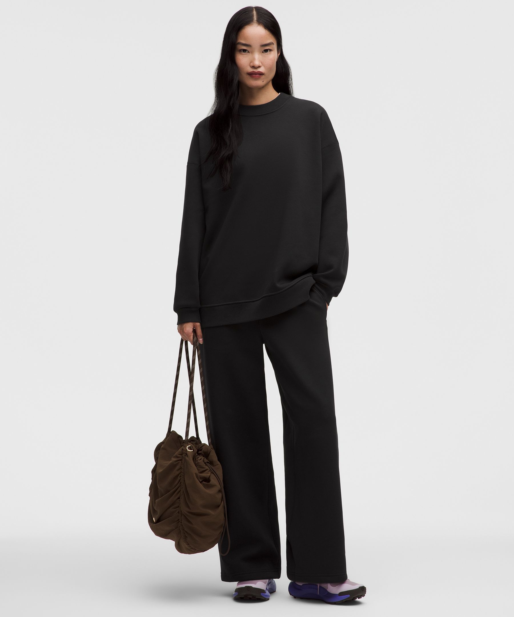 Sweat Big Cozy oversize &agrave; col rond pour femmes
