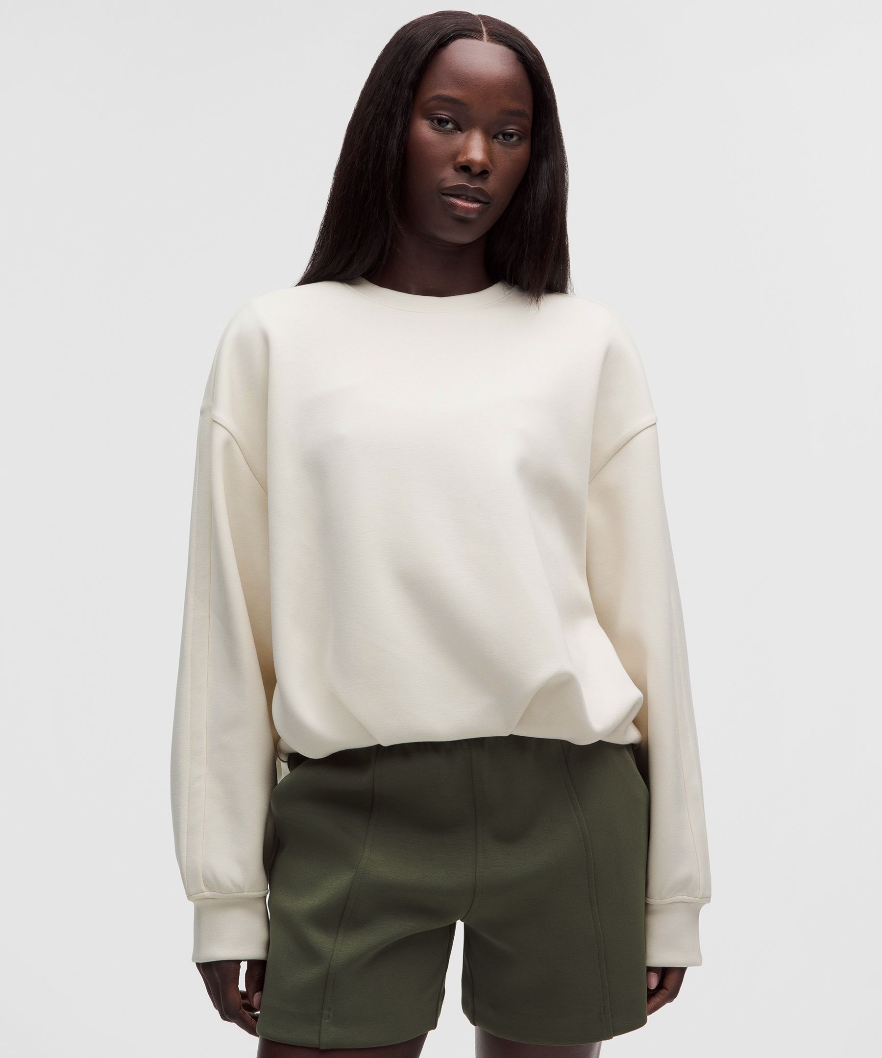 Smooth Spacer Oversized Crew