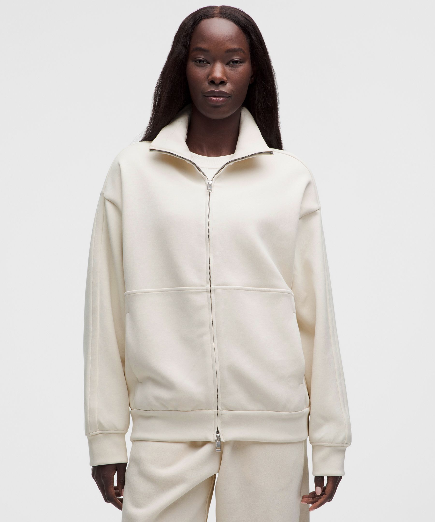 Smooth Spacer Oversized Full Zip