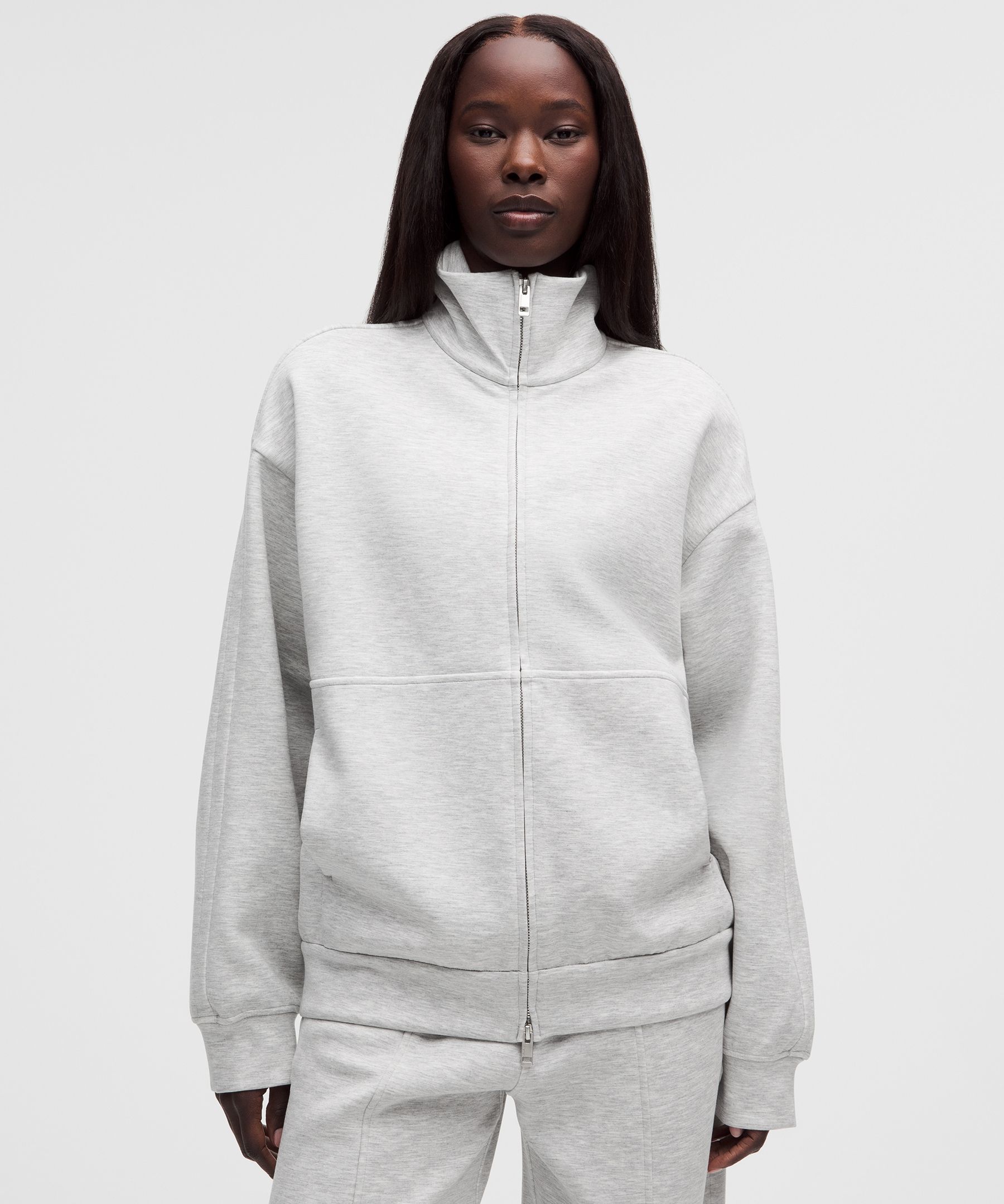 Smooth Spacer Oversized Full Zip