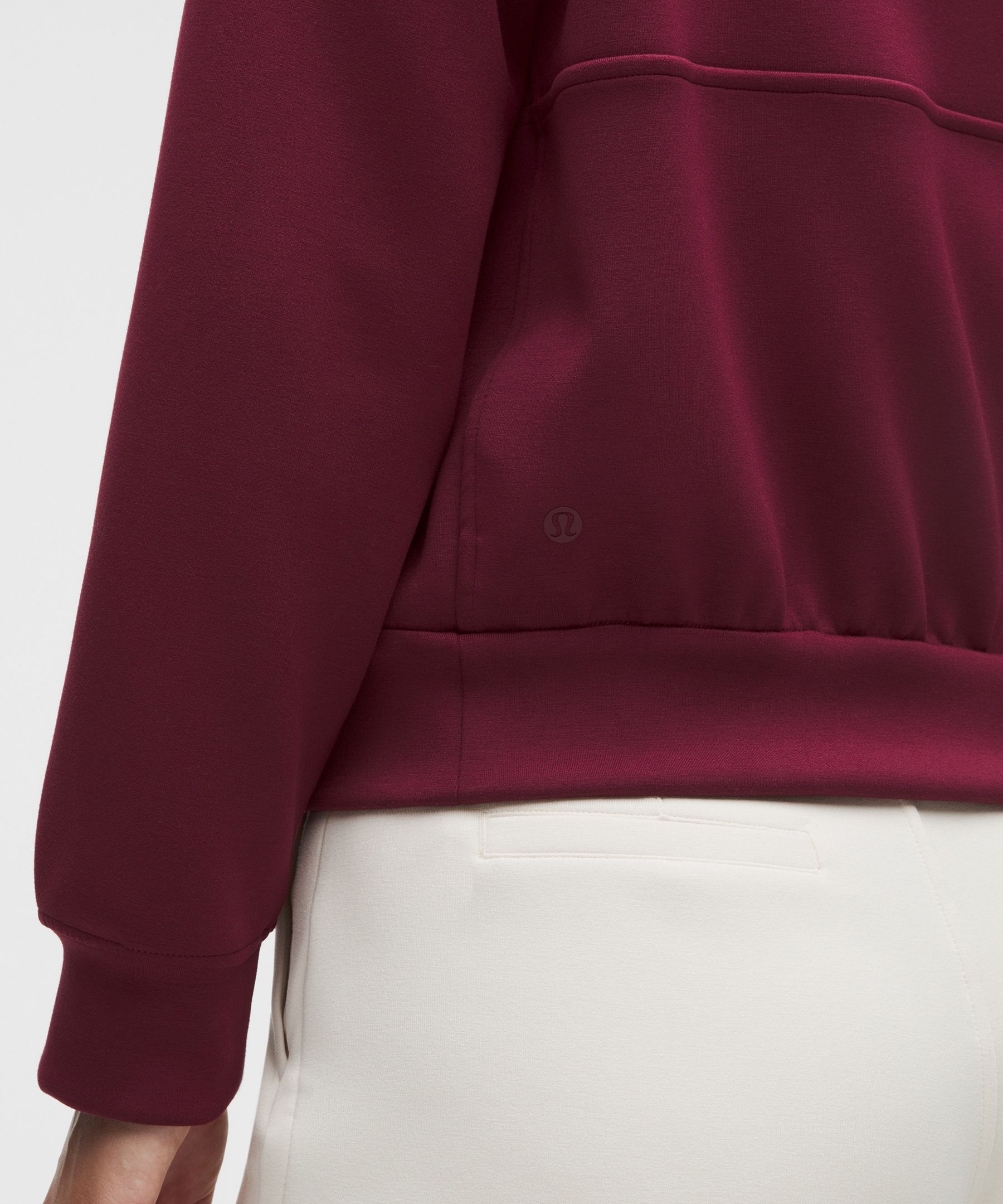 Smooth Spacer Relaxed Collared Half Zip