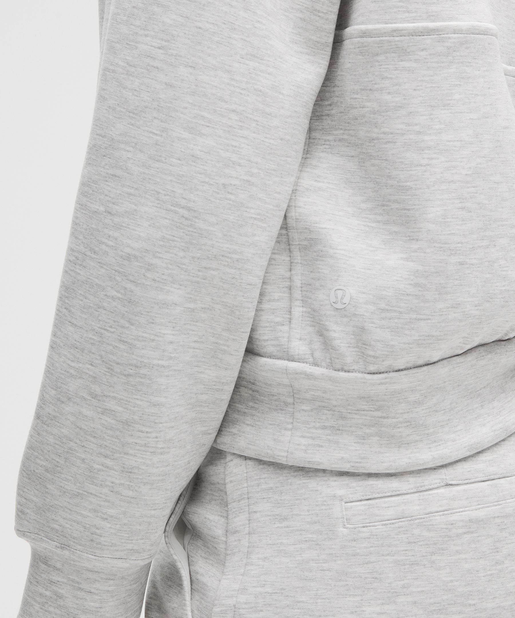 Sudadera holgada Smooth Spacer con cuello y media cremallera