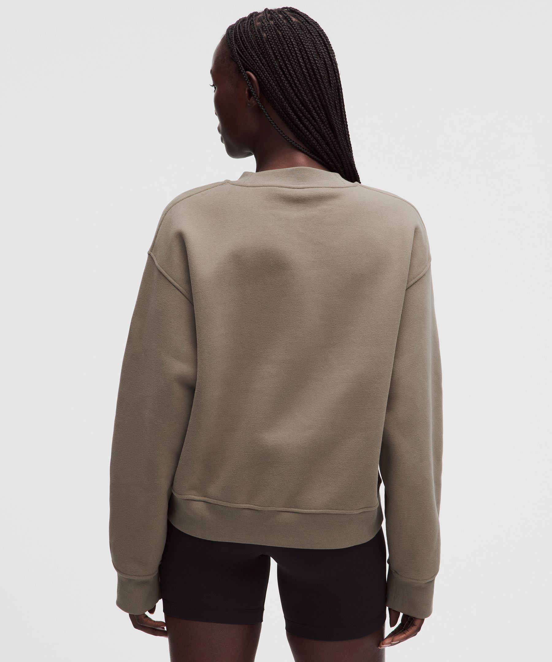 Women's Steady State SuperLoft Crew - Brown