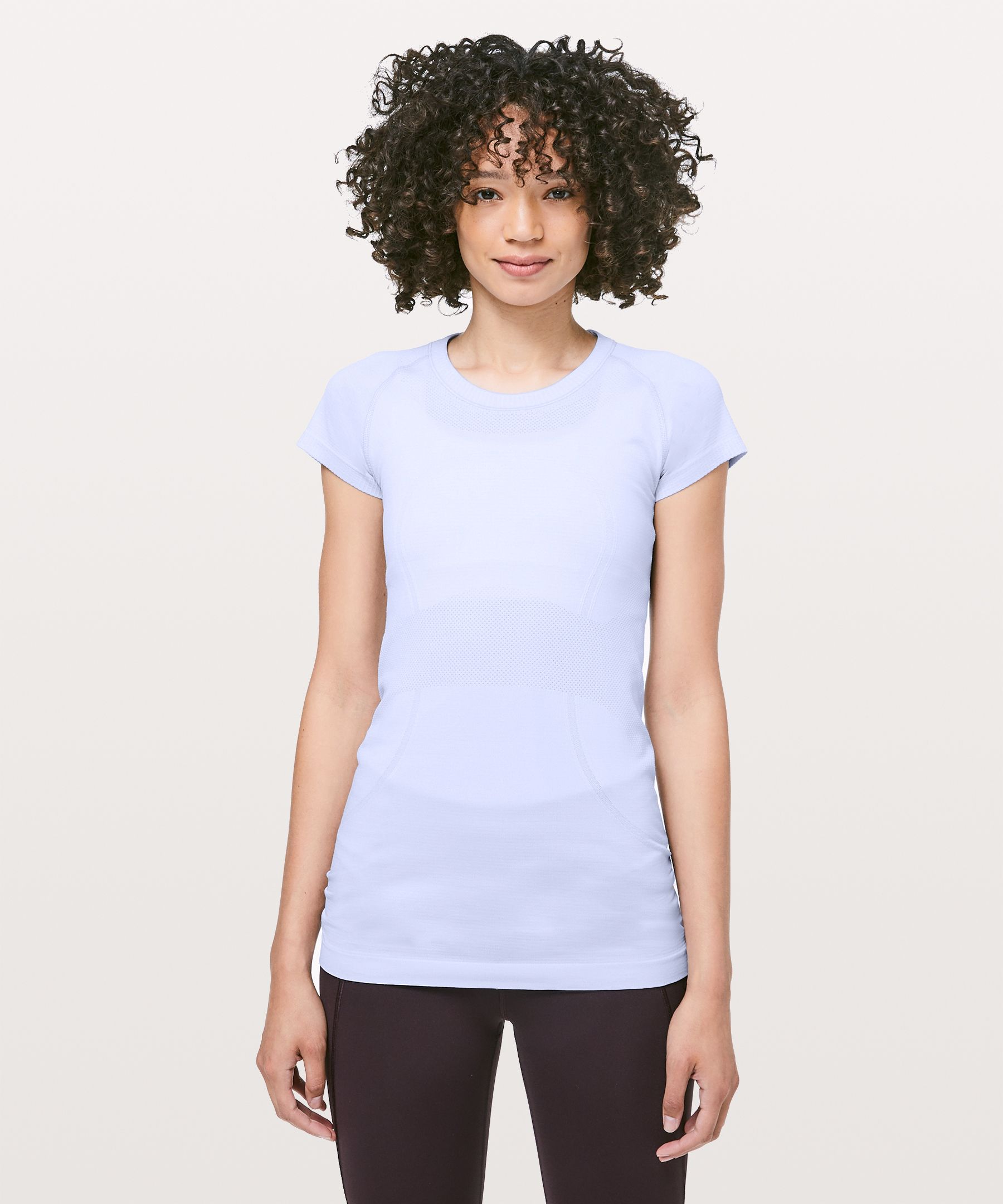 Lululemon Swiftly Tech Short Sleeve Crew In Serene Blue/serene Blue