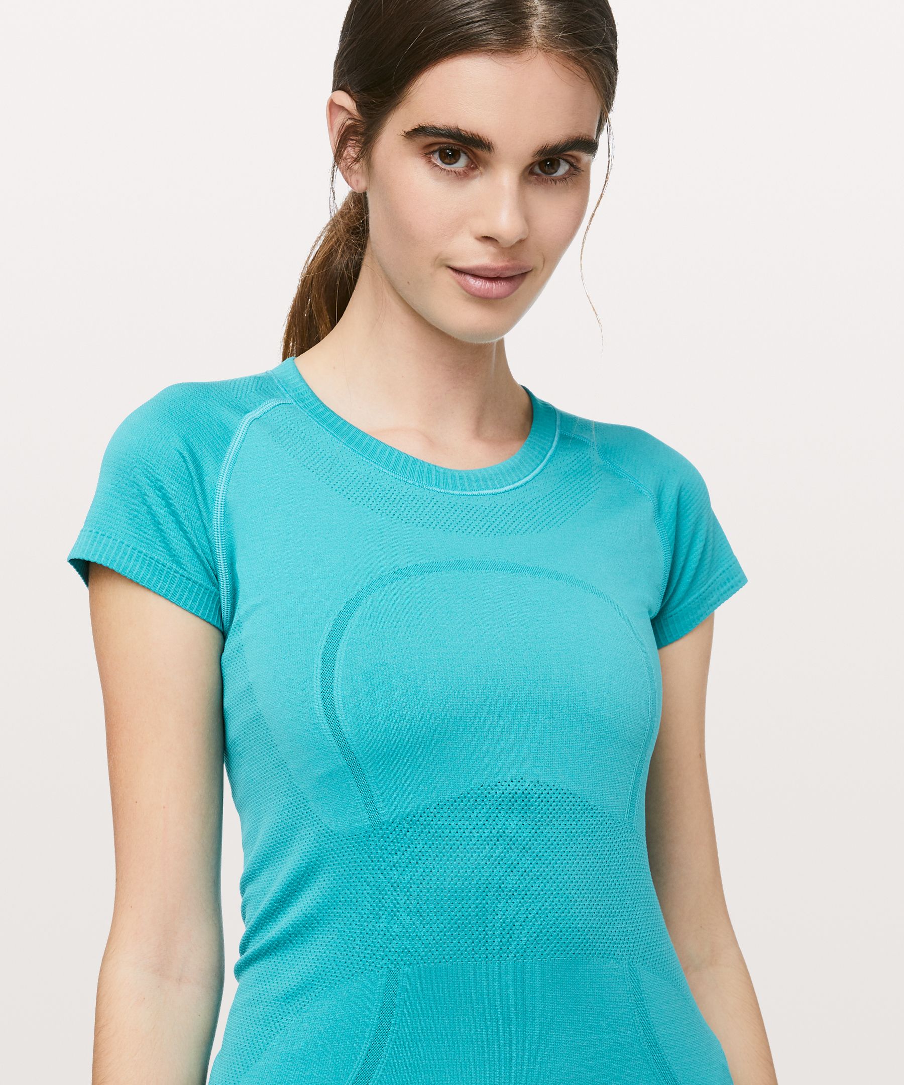 Lululemon Swiftly Tech Short Sleeve Crew In Amazonite/amazonite