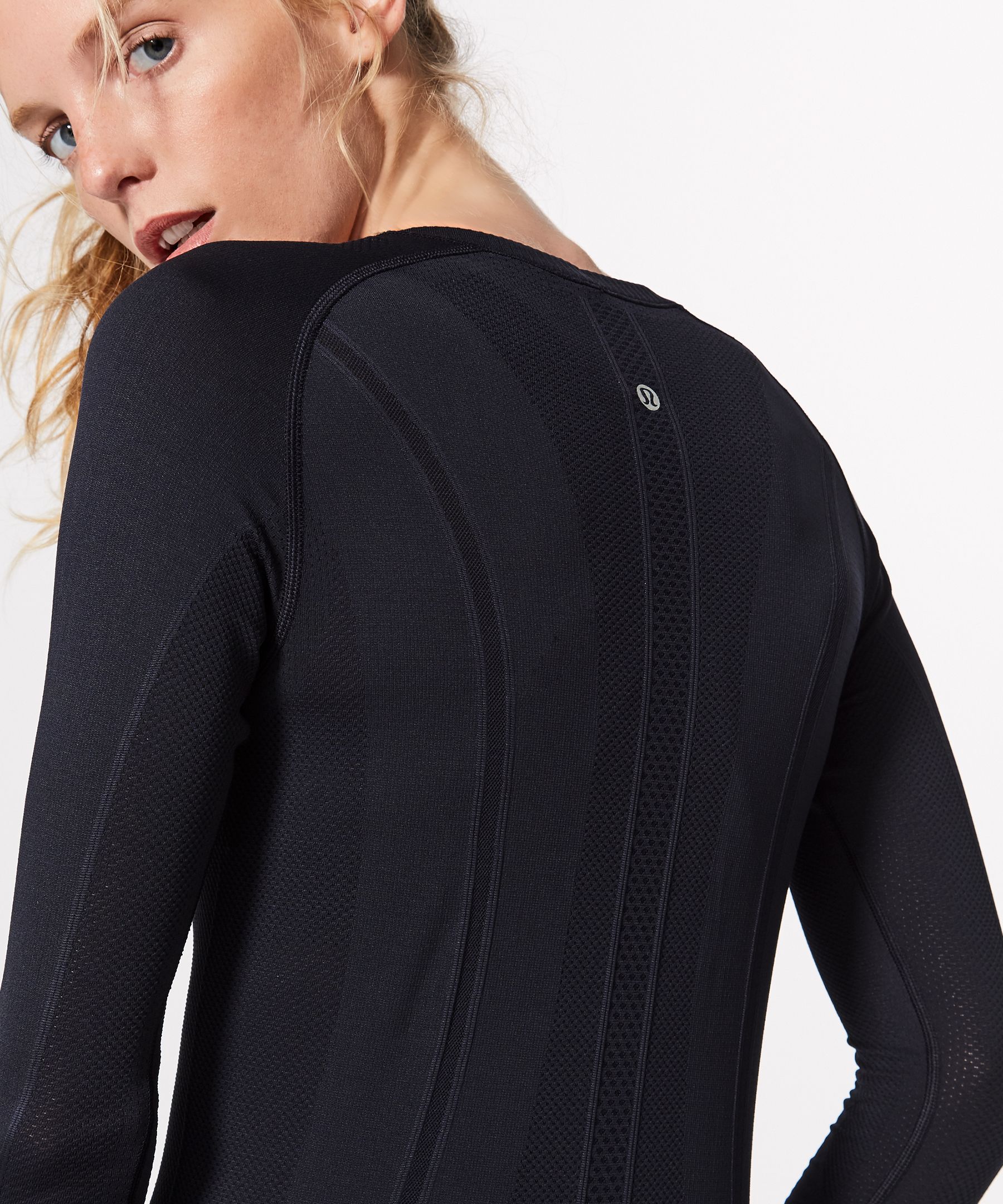 Lululemon Swiftly Tech Long Sleeve Crew In Navy