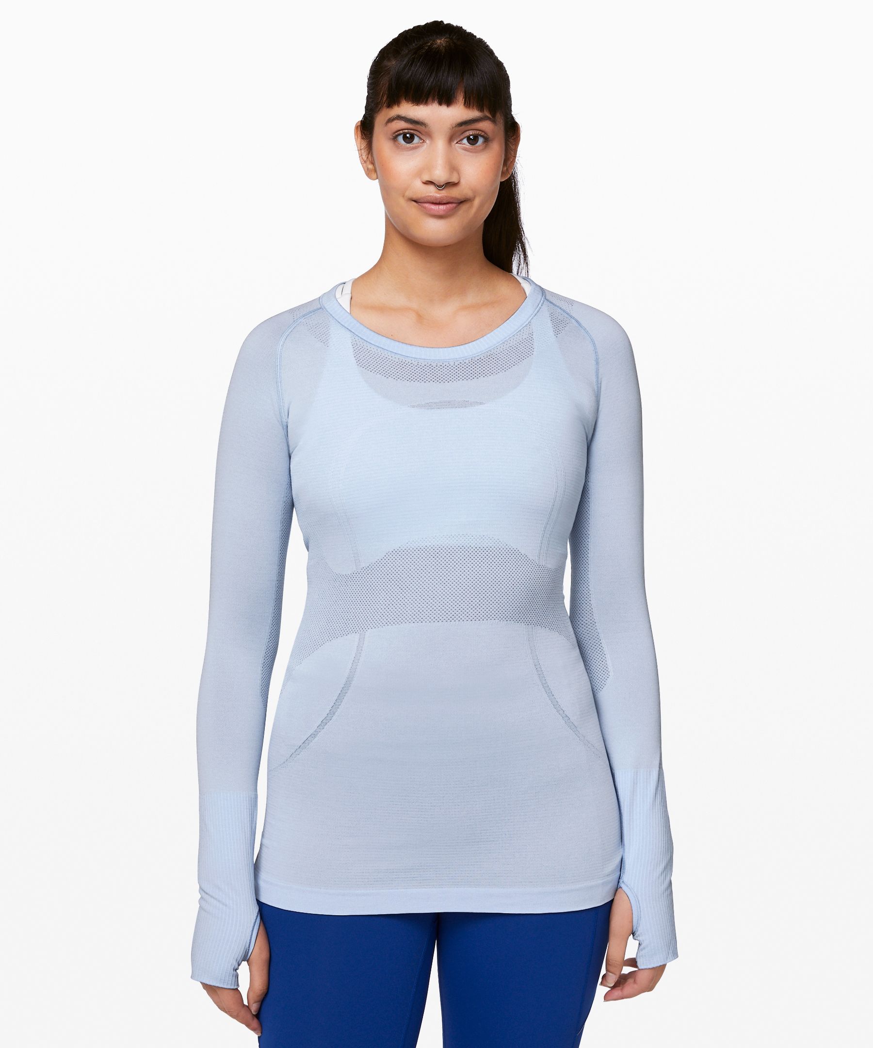 Lululemon Swiftly Tech Long Sleeve Crew In Breezy/breezy